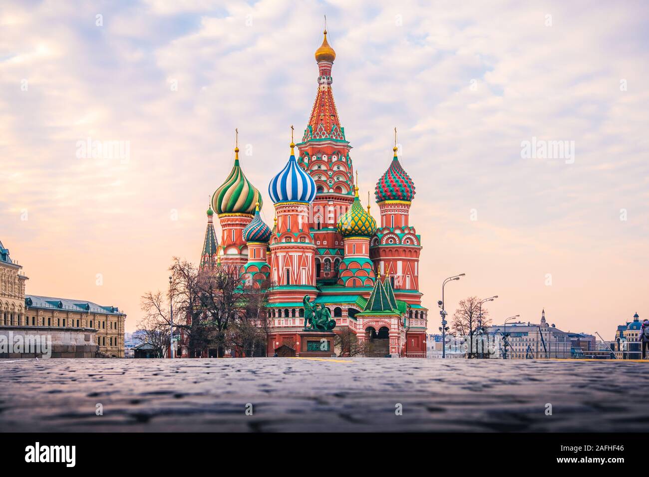 Cattedrale di San Basilio a Mosca, Russia Foto Stock