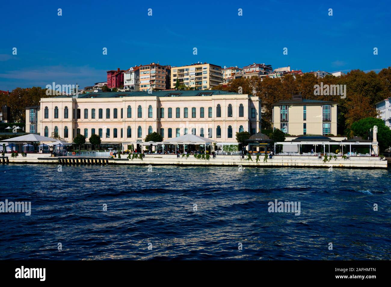 Istanbul, Turchia. Novembre 21, 2019. Four Seasons Hotel Istanbul at il Bosforo. Distretto di Besiktas Foto Stock