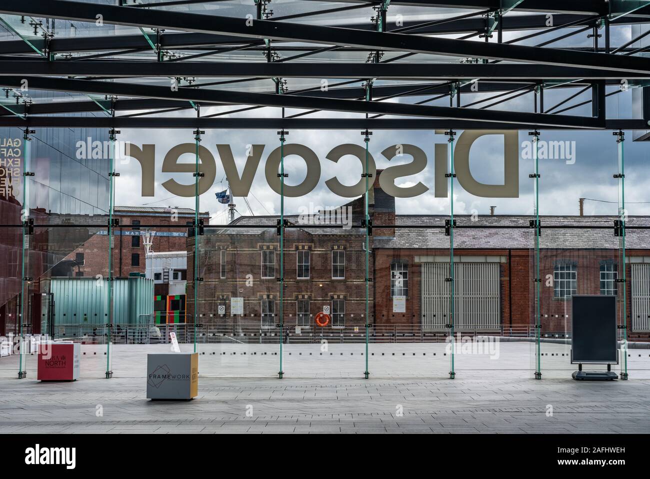 LIVERPOOL, Regno Unito - 11 agosto: architettura del RIBA Centro Nord, il Regio Istituto Nazionale di Architettura centro sul 11 agosto 2019 ho Foto Stock
