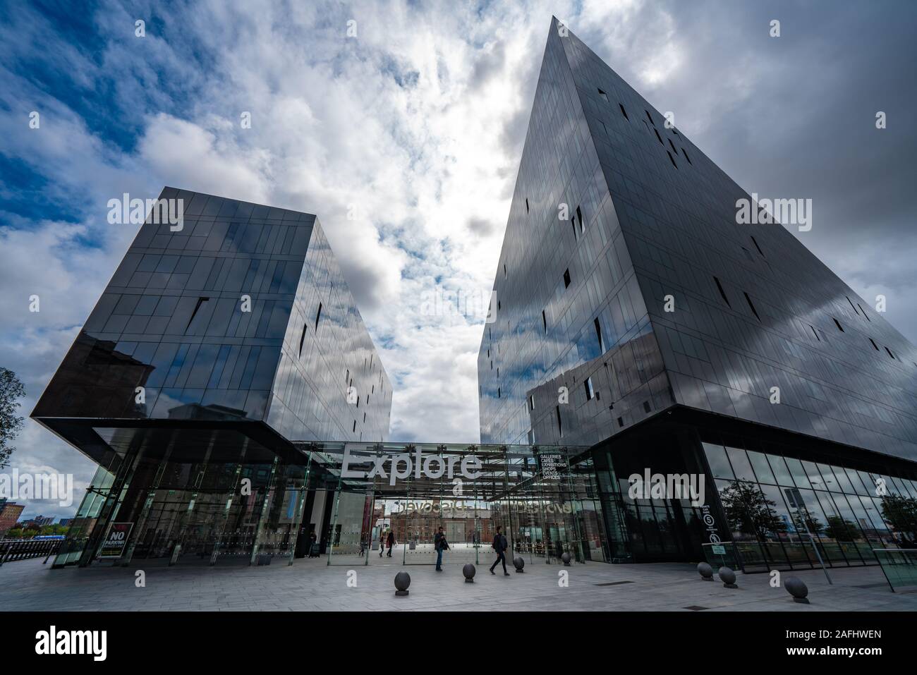 LIVERPOOL, Regno Unito - 11 agosto: Questo è il RIBA Centro Nord, il Regio Istituto Nazionale di Architettura centro situato sul lungomare di ar Foto Stock