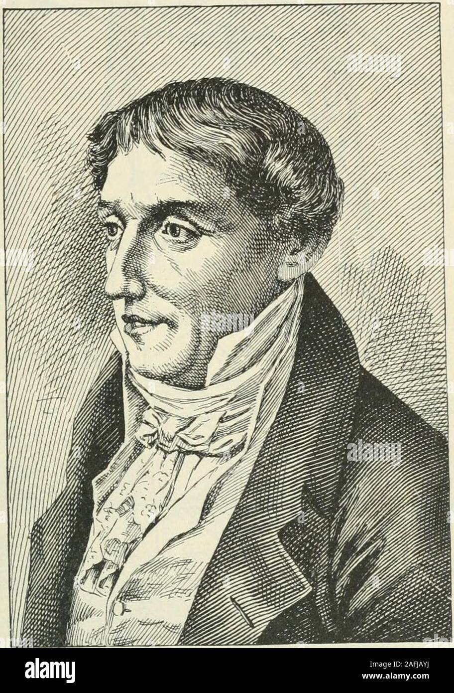 . Fisica pratico. Fig. 238. Il principio del condensatore. Conte Alessandro Volta (1745-1827) Grande fisico italiano, professore a Como e a Pavia; inventorof il electroscope, l'elettroforo, il condensatore e il thevoltaic pila (una forma di cella galvanica); misurato per primo il potentialdifferences derivanti dal contatto di sostanze dissimili;nobilitato da Napoleone per i suoi servizi scientifici; il volt, thepractical unità di differenza di potenziale, è chiamato in suo onore Foto Stock