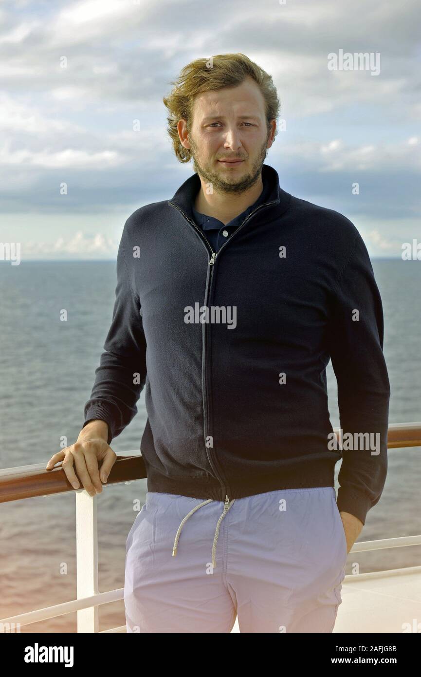 Amaury Leveaux, Francese nuotatore, detentore del record mondiale nei 100 m stile libero. Croazia, Maggio 2015 Foto Stock