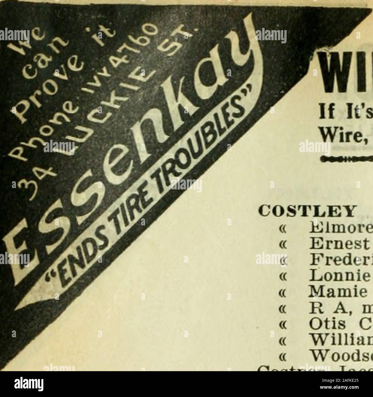 . Atlanta City Directory. 37-A Johnson " James (c), operaio Atl &LT;Steel Co. r 340 Butler " J R, conduttore, r Kimball House " Louis (c). operaio, r 126-B E Caino " Luther (c). cameriere Marion Hotel, r 331 Fulton " Maria (c), lavandaia, r 35 Grove " Rowland (c). operaio acciaio Atl Co " Vendere B (Eulai, ingegnere Sou Rv. r 145 Forrest av "&LT; William (c), il collettore, r 226 E Caino " William (c), operaio, r 1 Talborts Al " Zebedeo (c), operaio Ga R R, r 58 HilliardCosby vedi anche CrosbyCosgrove ChristopherH (Marta), revisore Sou Ry, r 123 Mirto " William L (Maud), Mons concedere Const Co. r 31 Inman* CircleCO Foto Stock