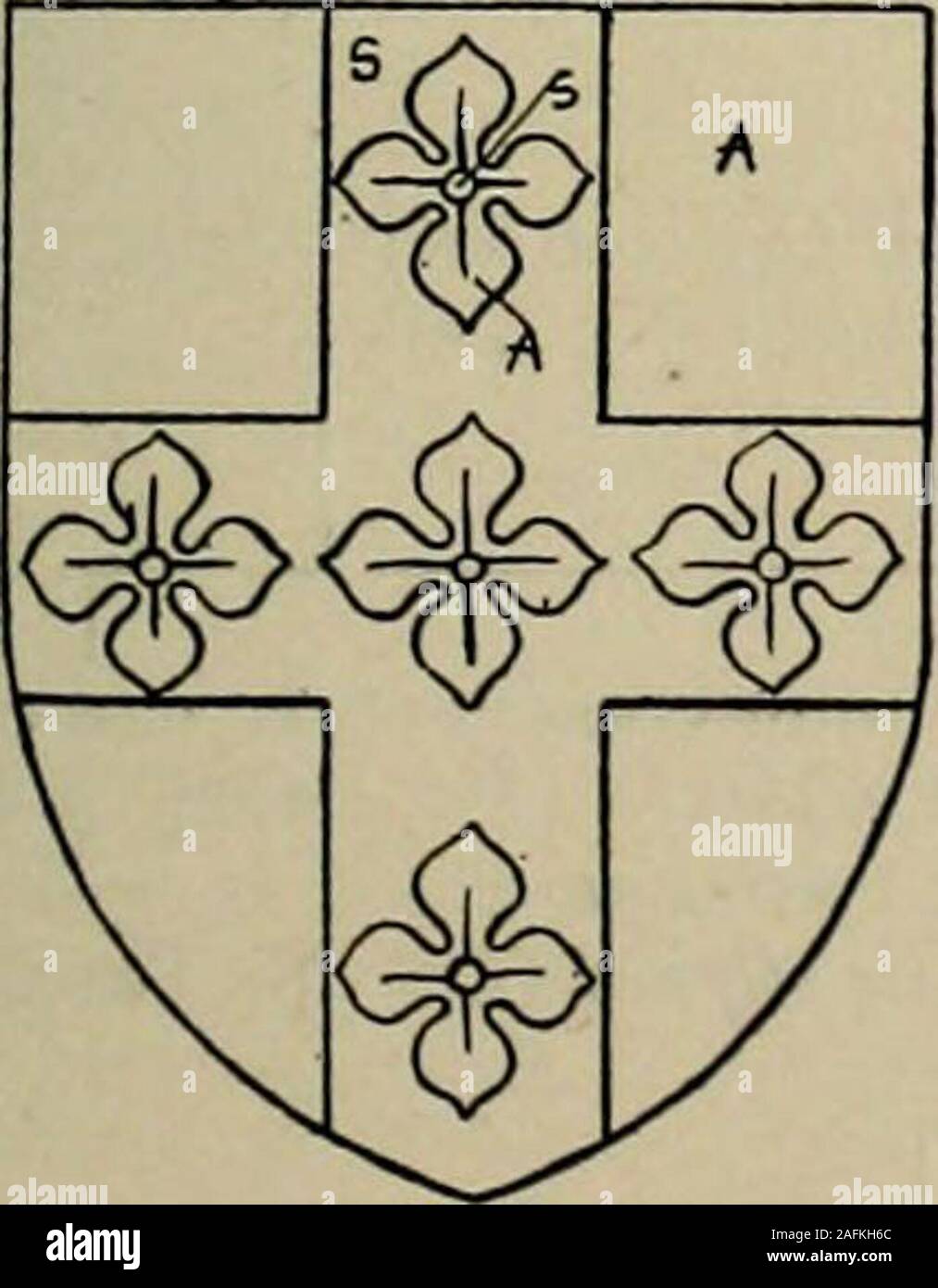 . La Visitazione della contea di Buckingham realizzato nel 1634 da John Philipot, esq. .... ISir John Crook=pEliza-di Chilton (in beth.Com.) Bucks.77 a. Il cavaliere di San Valentino-=pAnne.ley di Woodley(in Cora.) Buckss. e h. di ricchi.Knightky di lana- / I I I I Alexander. Francesco. Edw. - - Unton Edmund. Sir gallina. Esquire tutti S.P. S.P. Sir John CrooksJust. B. Regis9Jac.[16111Z). Io fo. 12h. Henry. Paolo Georg. Cicely. Elizabeth.truffatore. Sir John Harrington Baronet oltre mare 11° Jacobi Regis [I6I3-I4]=j=Anne. Henry Russel E. Bedford e aveva con lei=Minster Lovell (com.) Oxf. e 1000011(3 migliaia di sterline) Foto Stock