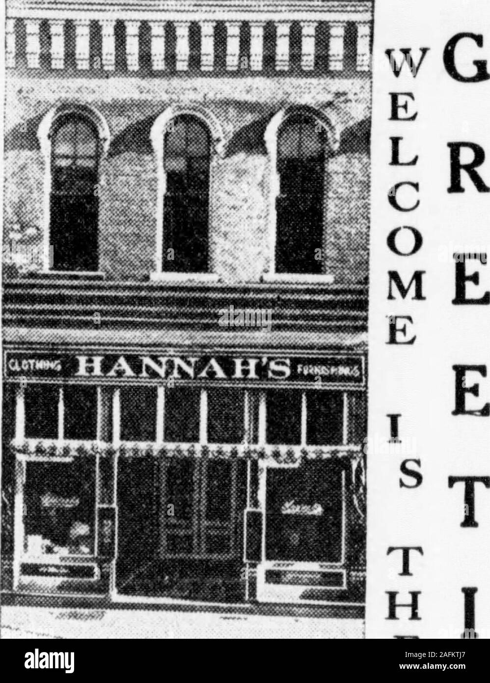 . Highland Echo 1915-1925. hee, massiccio e grand,e chiostri ivied custodendo stand.Il nostro amore per te da ogni landComes home, cari Alma Mater. -1914. Hoby Ford che è familiarlyknown al majori.y di studentson la collina è stata in mezzo a noi,da venerdì scorso. Hoby i:: re-elementi come il prode sinistra Maryvilles tackleon 1921 rollerand vapore anche come aver giocato quattro yearsin a Maryville uniforme. Hobart èora un s.udent in t v~?eMedical scuola a Memphis, prepaiing se stesso per la professione ofdentistry. Ford v.ill ronian sulla collina som?due settimane, durante il quale tempo hewill dedicare il suo Foto Stock