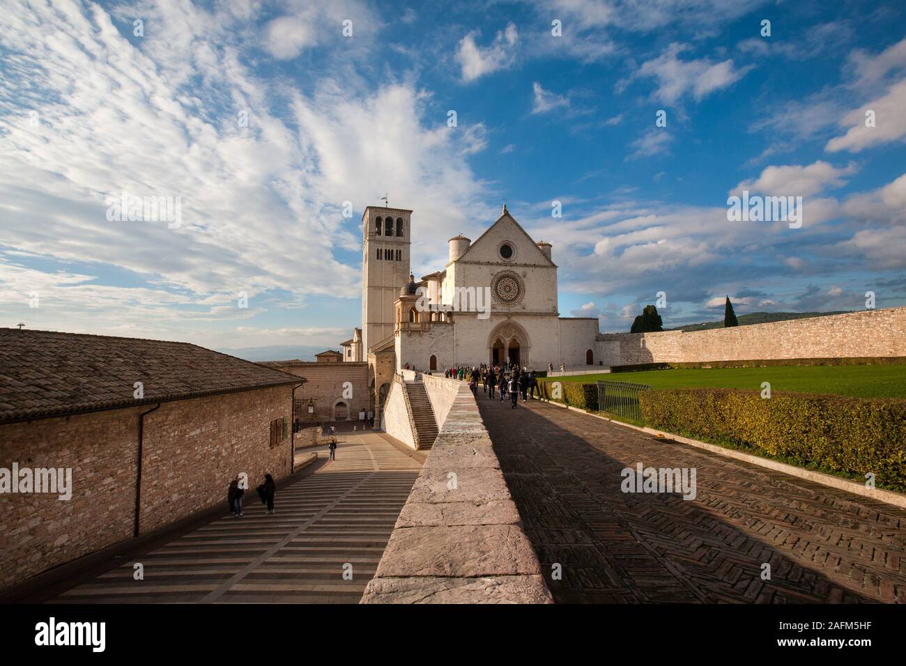 Assisi (Italia) - La Basilica di San Francesco di Assisi Foto Stock