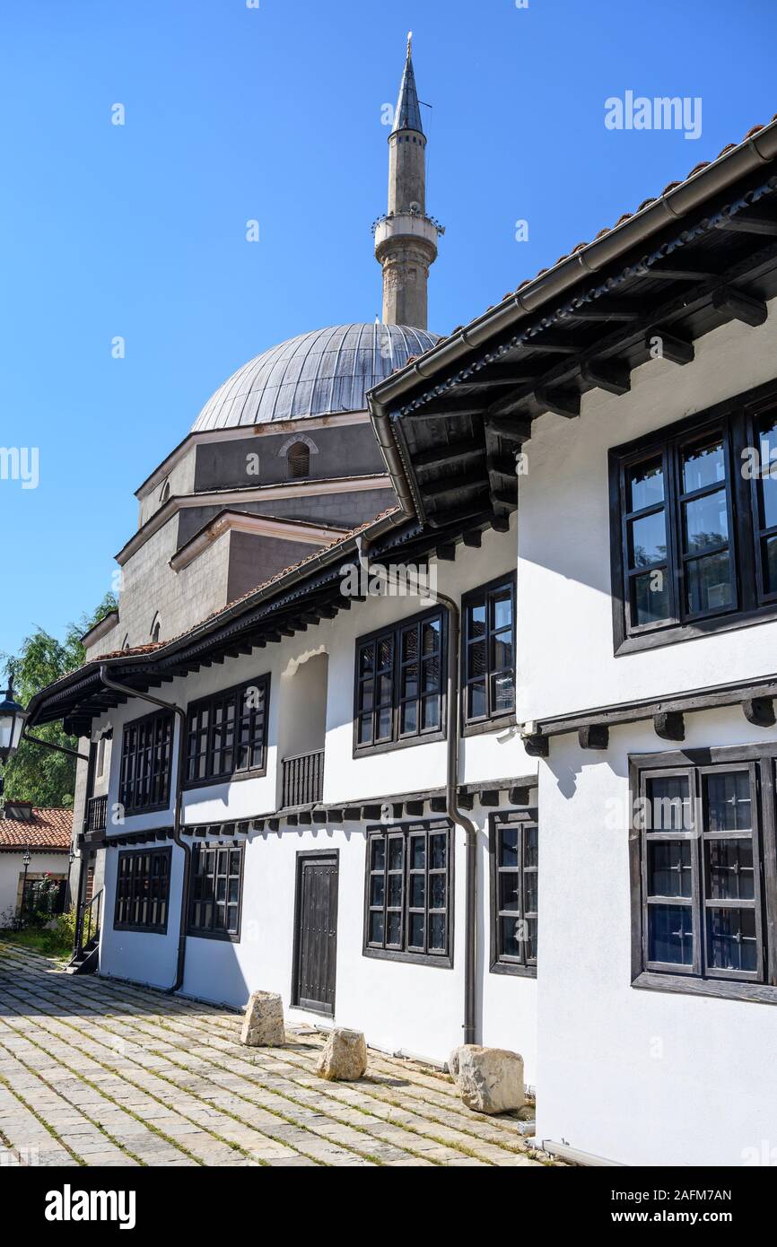 Il centro per la Lega albanese di Prizren fondata nel 1878. Prizren, Kosovo, centrale Balcani. Foto Stock