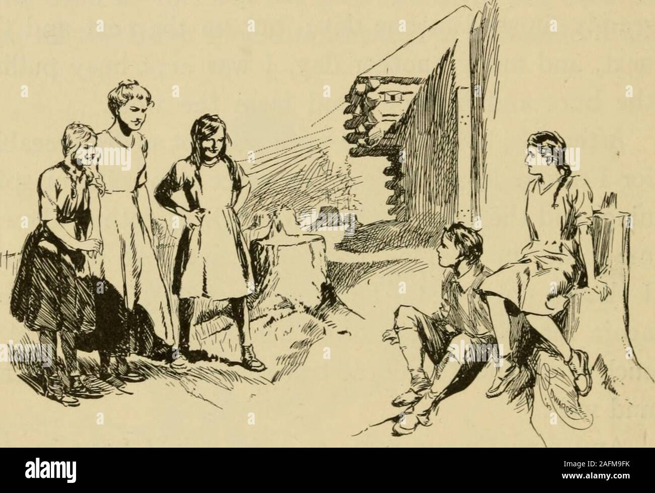 . La Grande Valle Sabbia. Una storia del popolo e paese fin dai primi insediamenti al tempo presente. t in modo sgradevole,per il mio amatissimo alla carta il vello in rotoli per spin-ning e il brusio della ruota, quando la madre allowedme per fare il doppio-e-torsione, era come la vera musica.io non deve vantare; ma Jemina ha detto ancora andagain che sua madre spesso mi ha trattenuto come un modello di lavoro atsuch, e in effetti è vero che ho potuto farlo quicklyand bene. E ora mi sono venuti a ciò che avrebbe potuto essere amost terribile disastro ma per la misericordia di Dio, asmother dice. La cattura delle ragazze è w Foto Stock