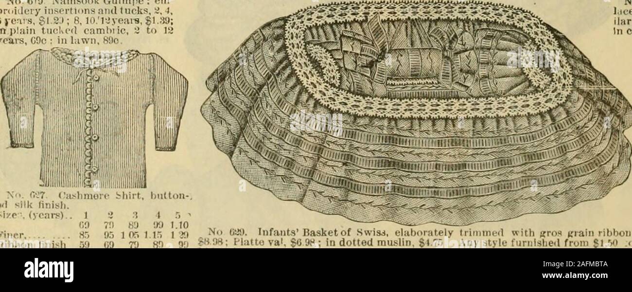 . In autunno e in inverno, 1890-1891 Moda Catalogo / H. O'Neill e Co.. Namsook Guimpe: .1. w i* l&GT;,llli::iVMii, vjTuiiii|c: , su"idcry inserzioni e inserimenti,;6 Icavs, §1,20 ; 8. in.I2yeai-9, $1a:plain tncUed cambiic, 2 toyears, 00c : nel prato, KOo. em- 2.4, .39; 12. No. 625. Neonati biancheria Shtrt.iceand giù la cucitura. 60c ; sini-lar stile, meno attraenti, 2.5. 35, 39 e 4bf;n cambricll e 18c. Hjjiijfl JlilllUlll;l:l!:!4liSl,";il!llillll0.7 rashmoro iriiirt, pulsante 1.109!) m linish seta. f^ize -. (Ycnni). 1 2 :l 4 09 70 89 !" Viner, 85 95 105 1.15 Bihhbn TinLsh 59 09 a 89 *Ik. 1,59 1,79 1,89 3. Foto Stock