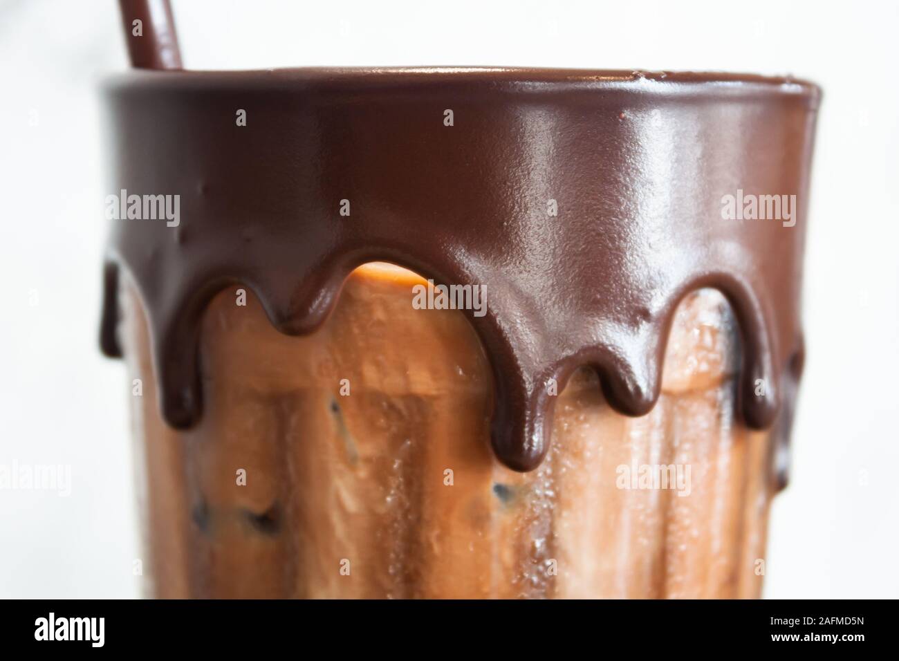 Caffè ghiacciato in coffee shop, stock photo Foto Stock