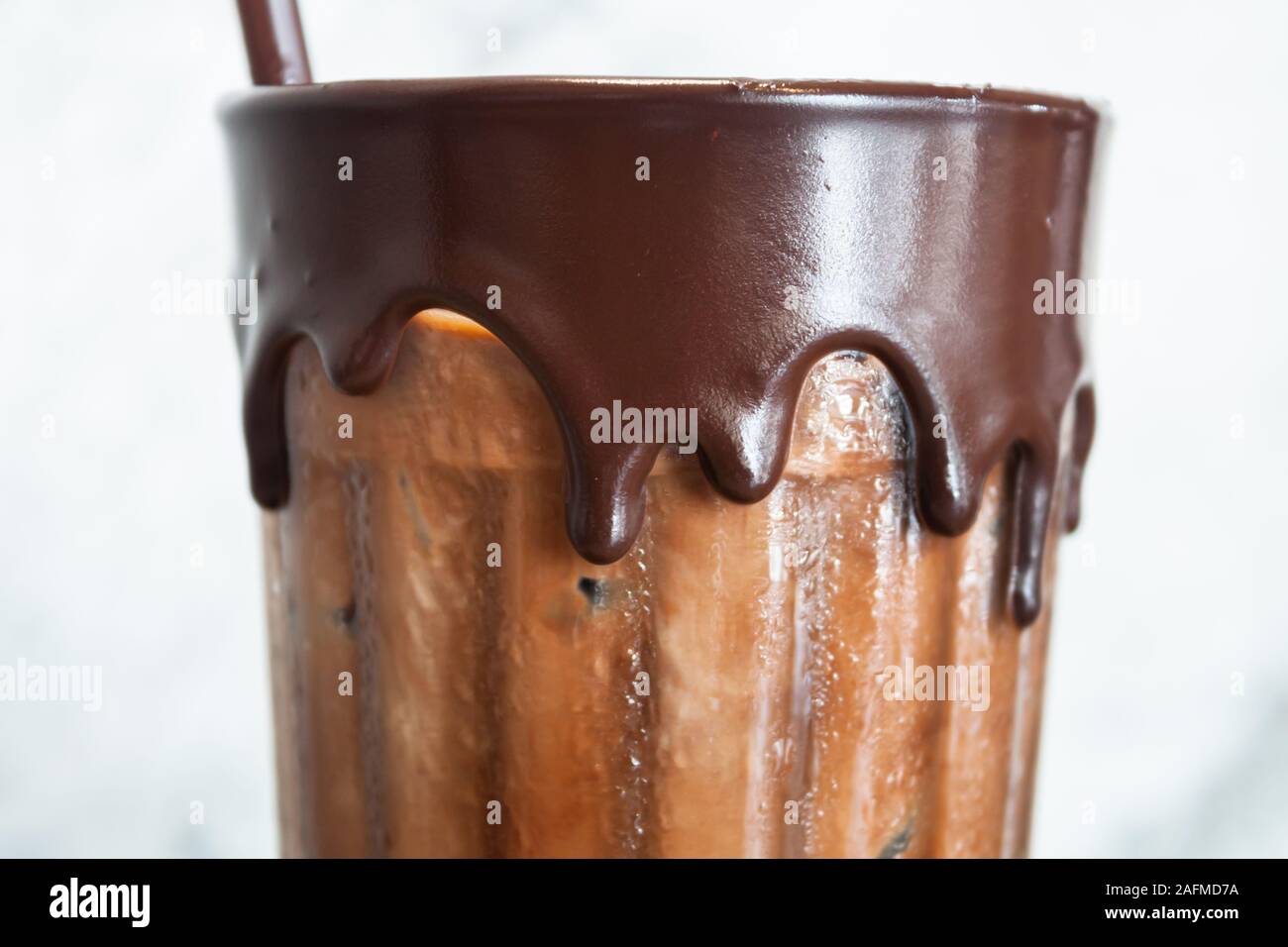 Caffè ghiacciato in coffee shop, stock photo Foto Stock