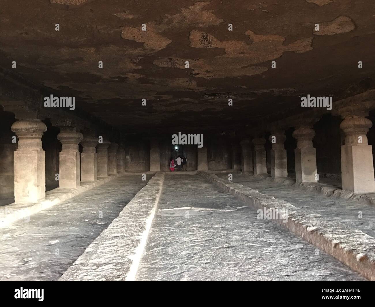 Grotte di Ajanta sono 30 rock-cut grotta buddista monumenti risalenti al II secolo a.c. a circa 480 CE in Aurangabad distretto di Maharashtra, stato dell India Foto Stock