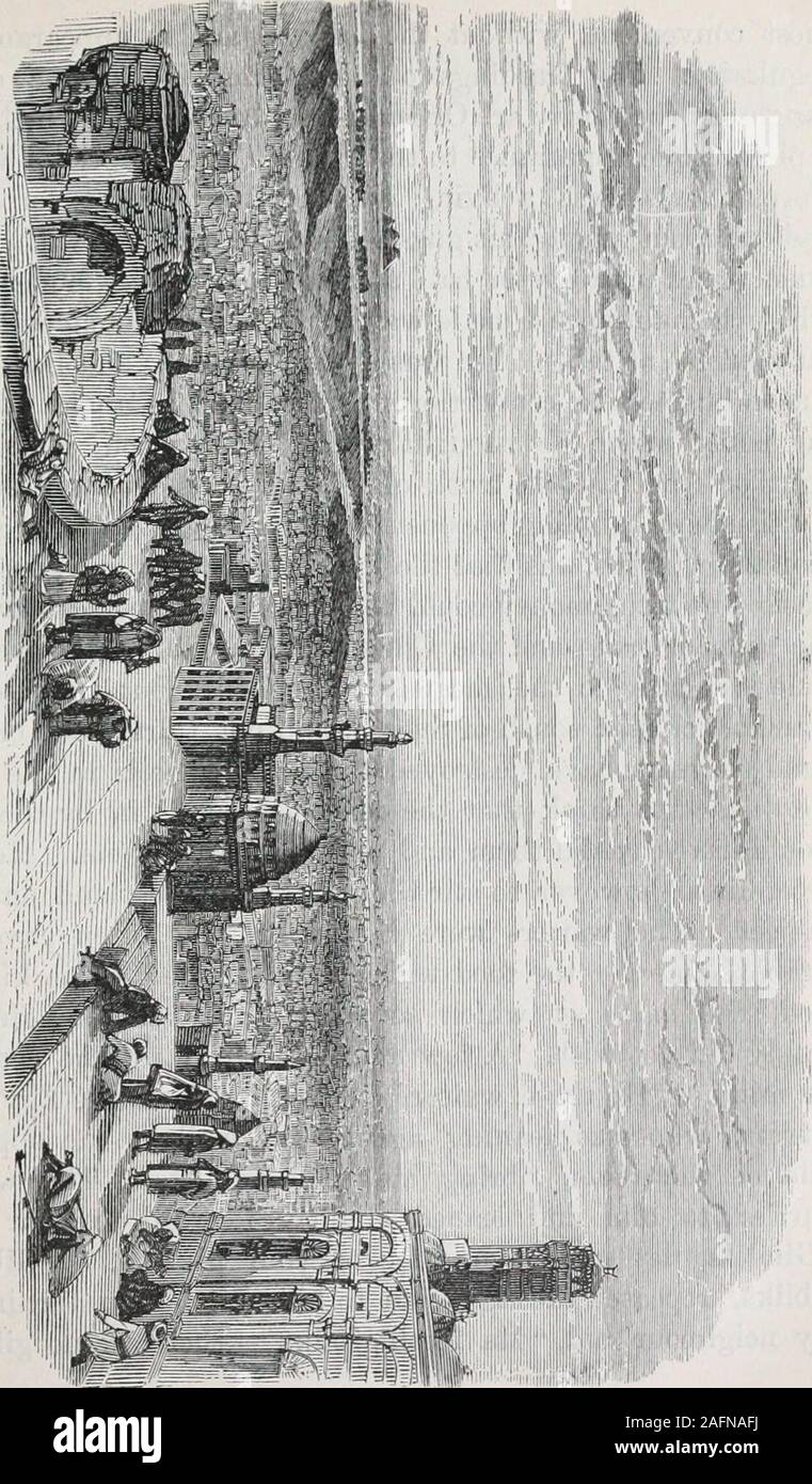 . Voci dal Orient; o, la testimonianza dei monumenti, della recente storico e topografico di scoperte e dei costumi e delle tradizioni del popolo in Oriente, per la veridicità del sacro record. ^pt,e non vi è nessuno nella città moderne. Strade vento in everyway come cork-viti e le case sono costruite in qualsiasi punto o I-IH O•") O EdO HQ *dH. 92 ALESSANDRIA AL CAIRO. più conveniente, senza il minimo riguardo all'aspetto orregularity. Gli edifici di Hotel Du Nil formano un quad-rangle ; nel centro sono orientali di alberi e arbusti, che givea pittoresco aspetto per il Foto Stock
