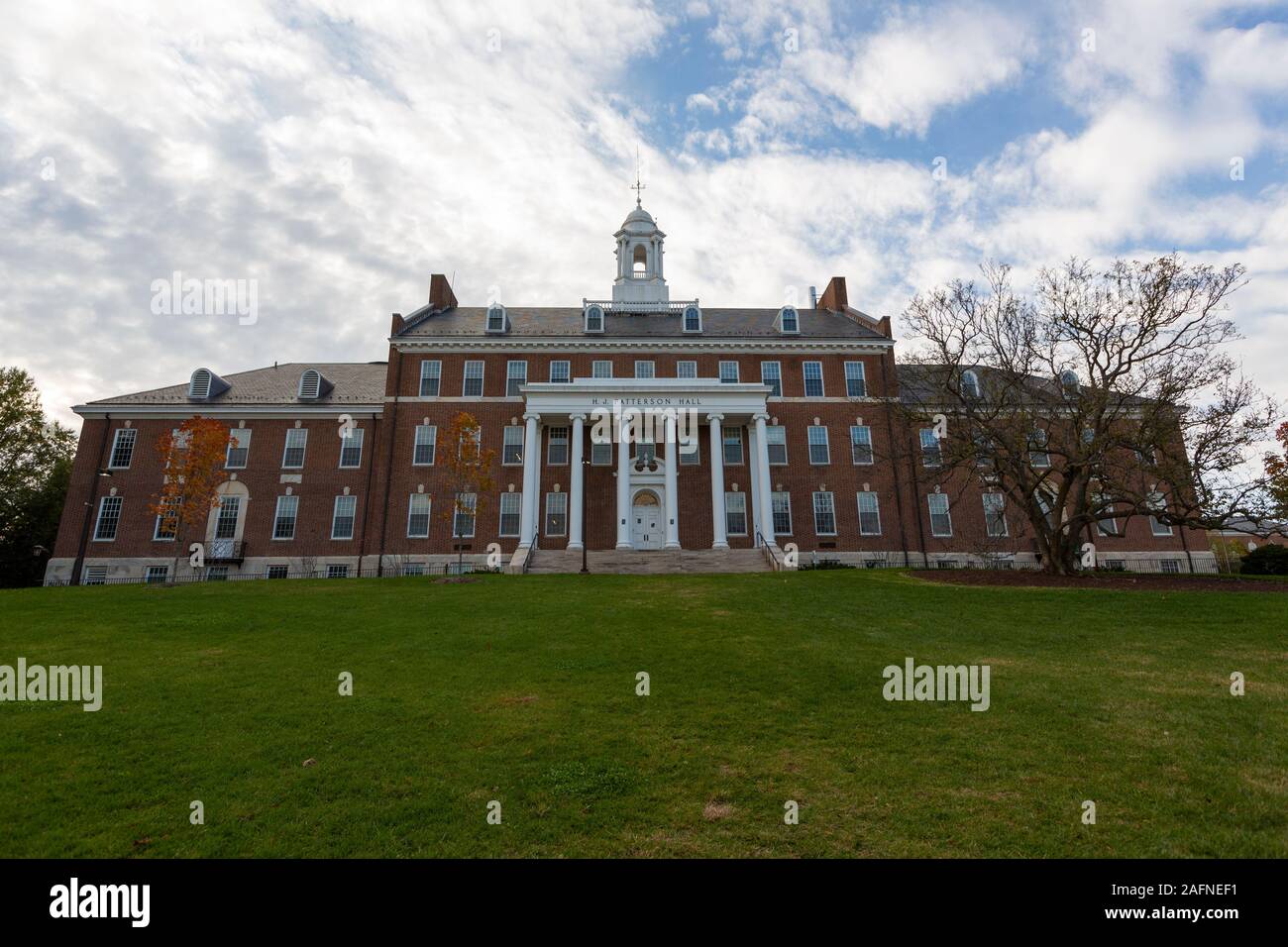 Università di Maryland H.J. Patterson Hall edificio accademico in College Park Campus. Foto Stock