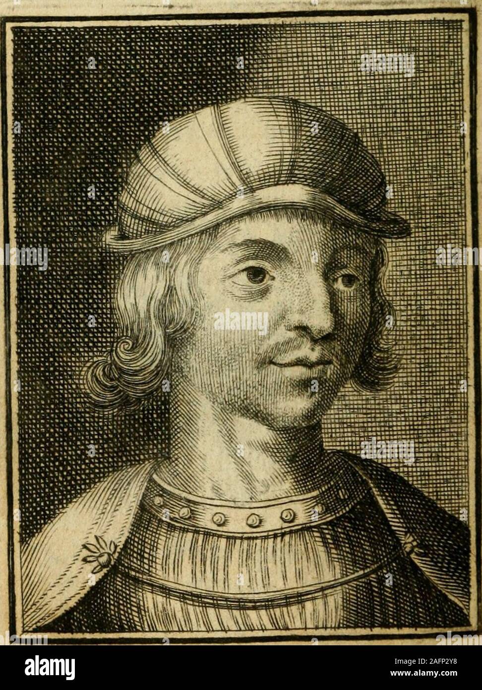 . Abbregé chronologique, Extraict ou de l'histoire de France. //Ï" ?-"&LT; ;vK? /ÎnR 5"iÇ 7/ï"^ ;^(ïii^ //^ CHILDEBERT II. ROY XVII.. Les peuples bien fouvent ventole aucune vaifonFiaient les Souverains dun ef&GT;ithete aw^^nfic ;Tefmoin "Childebert , fjiion-ûahpe^1a /f luSTl,^^ pOHï le cUJlingucï dun mi^jj demejmenom. ?57 ^il CHI LD EBERT IL DIT LE JEUNE ROY X V I L ui^zé de onz^e un dotiz^e ans, Pipino maire 5 &C. N la place de CIovis,Pepméleva Ton frère Chiidebert, ^^lequel à caufe de fa mino-rité 5 fut encore plus ré-duit au petit pied que navoit eftéfon aiifîié. Les grands ofîiciers, com-me le Foto Stock