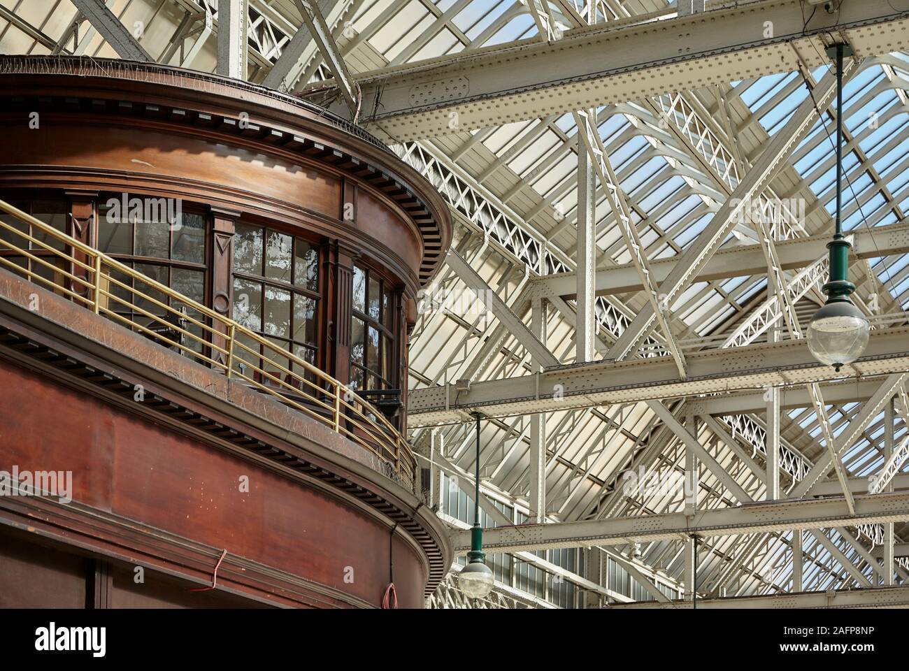 La stazione centrale di Glasgow. Foto Stock