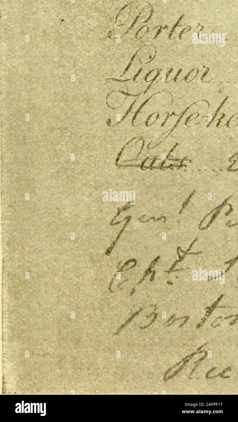 . Vecchia Boston osterie e taverna club. Ho ?:. IN TEMPI rivoluzionari. 45 beaus esercito ausiliario, anche depositato presso la CromwelVsHead quando era a Boston nel 1782. Egli ha incontrato therethe rinomato Paul Jones, la cui eccessiva ledhim vanity per leggere la società nel caffè-someverses camera composta in suo onore, è detto, da LadyCraven. Dalla taverna del gentry passiamo alla thetavern della meccanica e della classe che Abra-ham Lincoln ha sempre contraddistinto da il titolo della gente comune. Tra tali case il saluto che stava inil giunzione del saluto con North Street, è Foto Stock