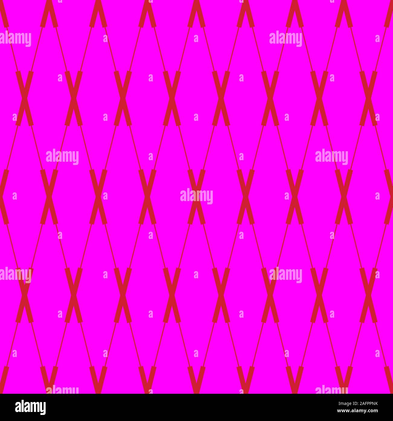 Semplice Croce linee di configurazione geometrica perfetta sullo sfondo di ripetizione Foto Stock