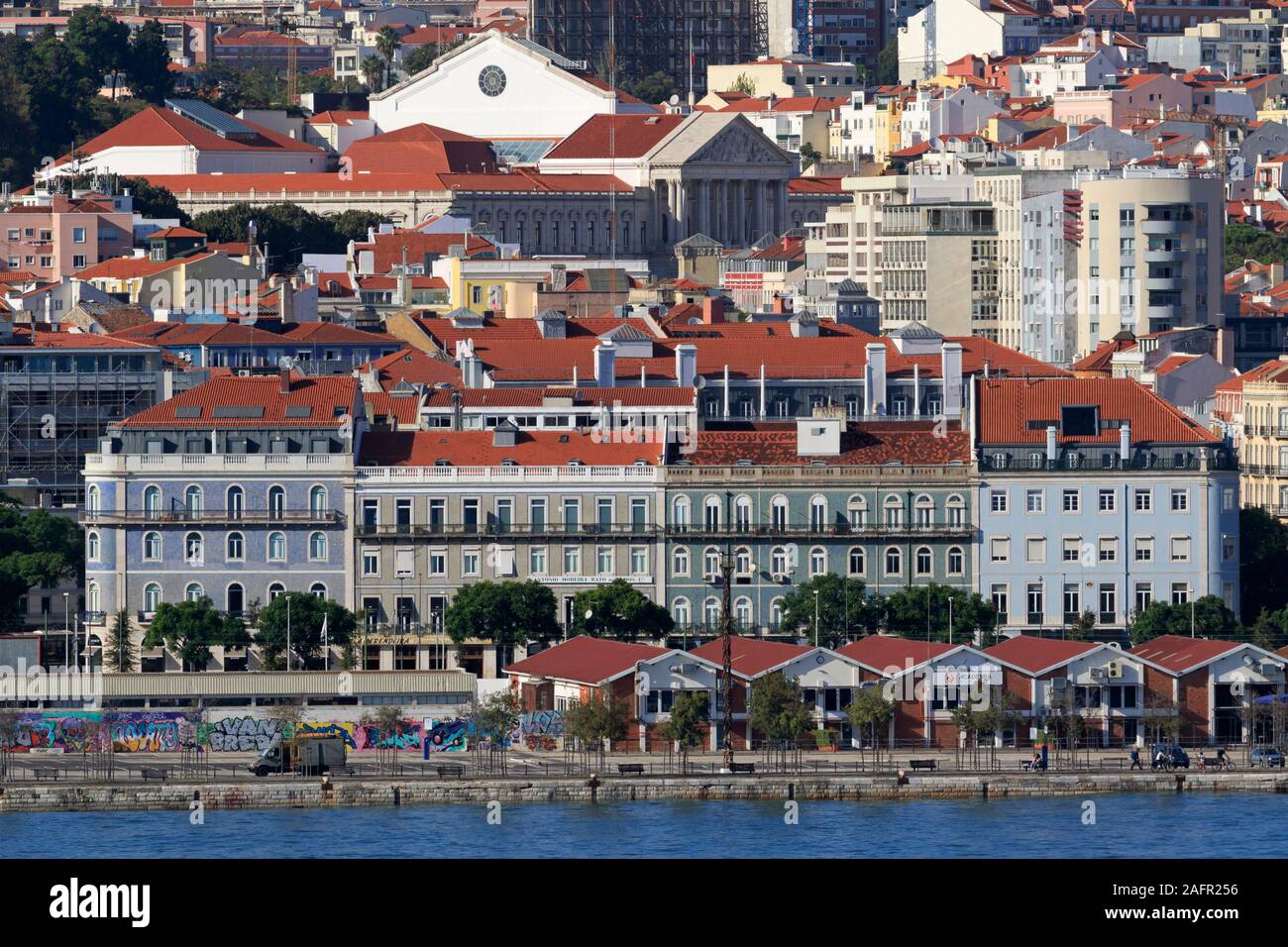 Cais do Sodre, Lisbona, Portogallo Foto Stock