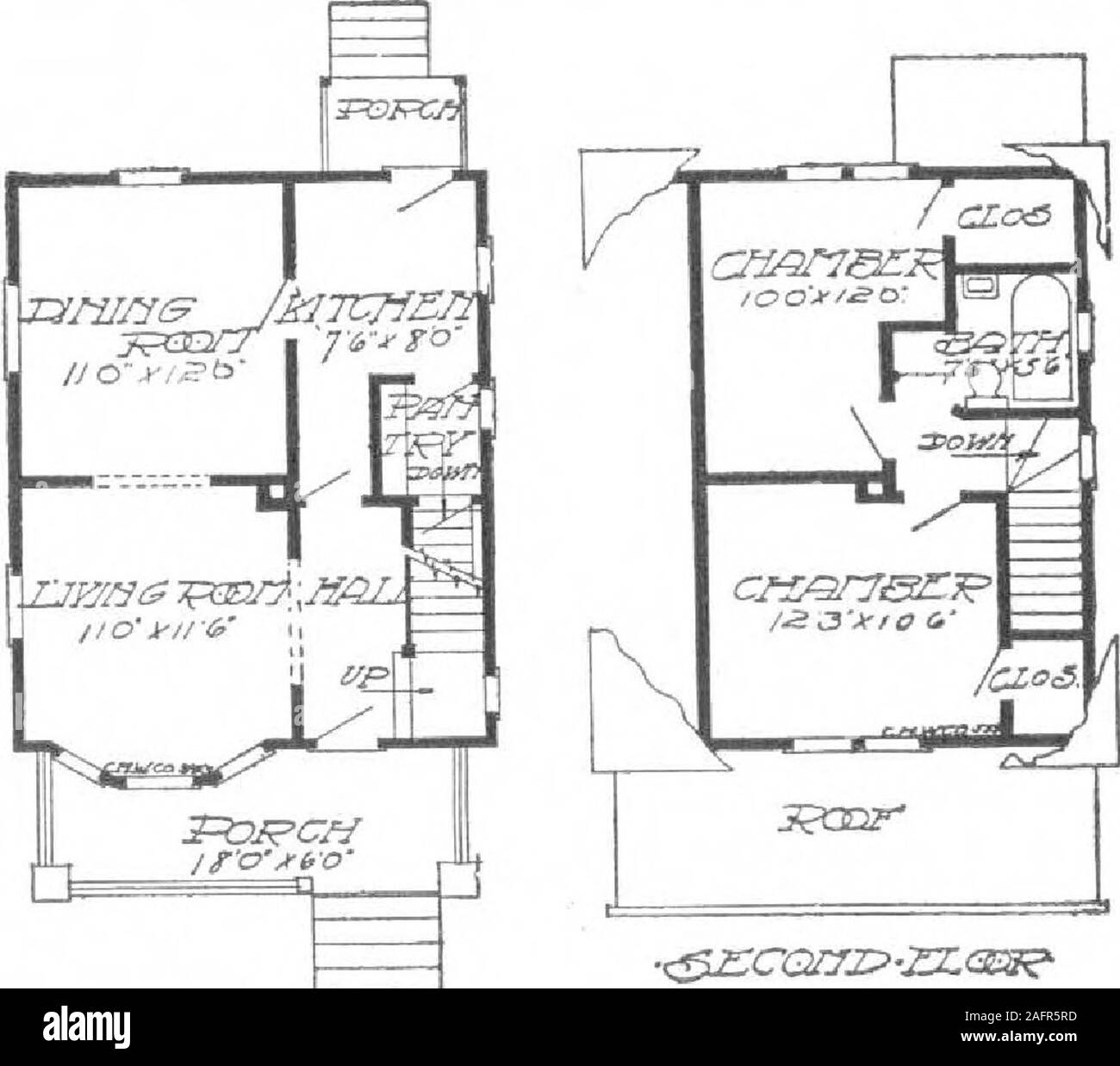 . Un piano libro di Harris case. w offre una splendida vista dal soggiorno roomnnH rende un bene illuminata interni. . Una compatta e ben disposti interni. Una sala reception con openstairway su un lato e sull'altro è la grande apertura racchiusi all'hyingroom.Un altro incassato apertura conduce alla sala da pranzo e la cucina dei ristoranti roomis una porta basculante. Vi è un passaggio dai leviti hall dritto indietro alla cucina,una grande comodità; accesso a thebasement è avuto dalla dispensa sottoil scale principali. Al piano superiore vi isspace per due buone dimensioni camere da letto,bagno e abbondanza di chiudere Foto Stock