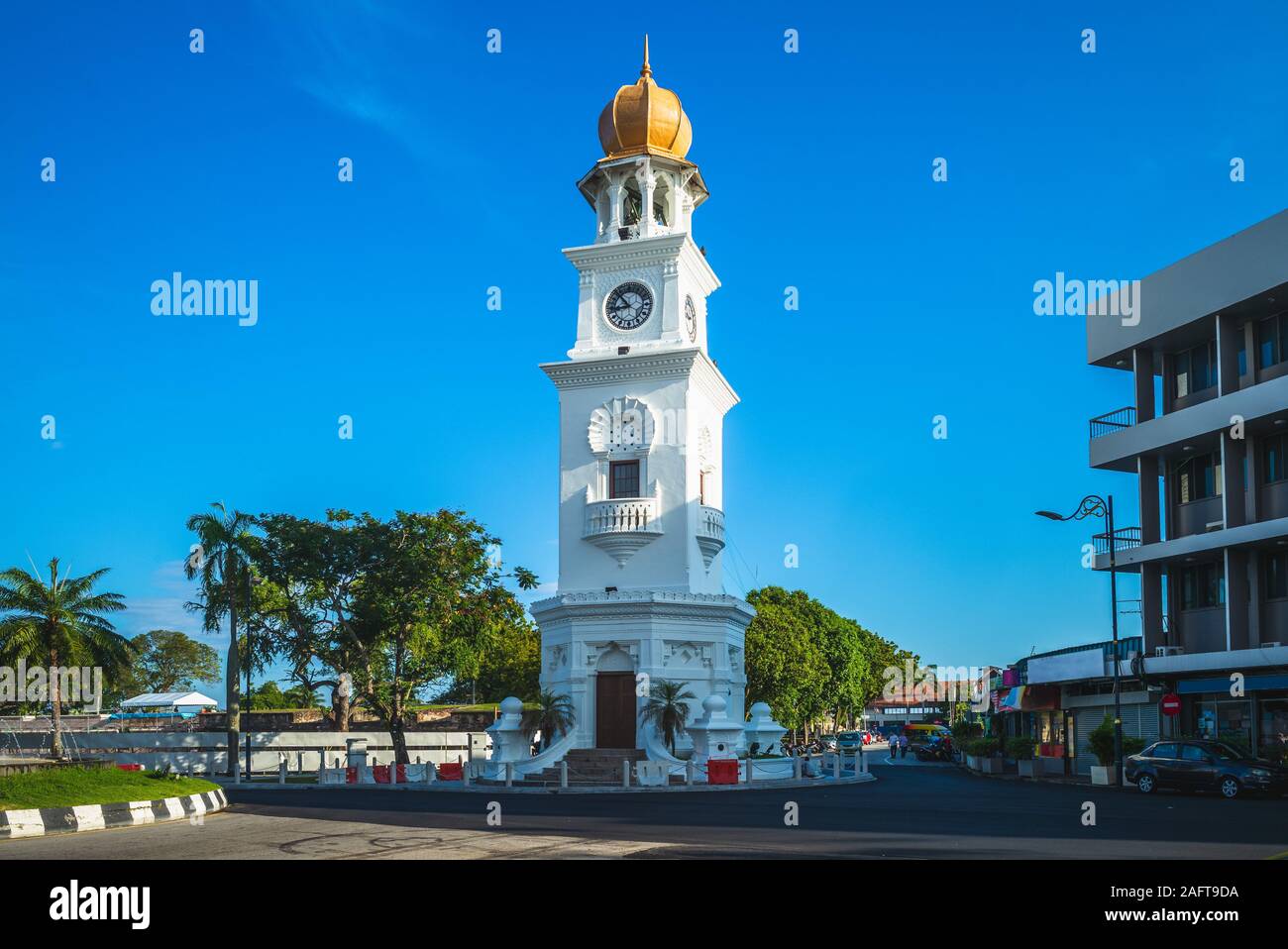 Giubileo Torre dell Orologio a George Town, Penang, Malaysia Foto Stock
