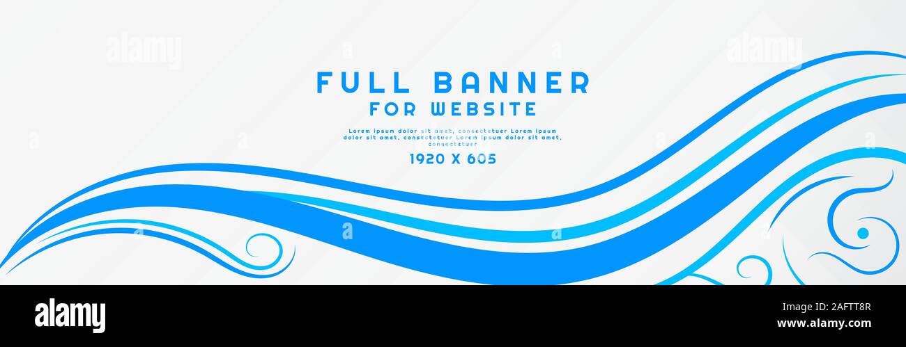 Linea di arte moderno design banner per il sito web astratta forma curva wave stile sfondo dello strato gradiente. illustrazione vettoriale Illustrazione Vettoriale