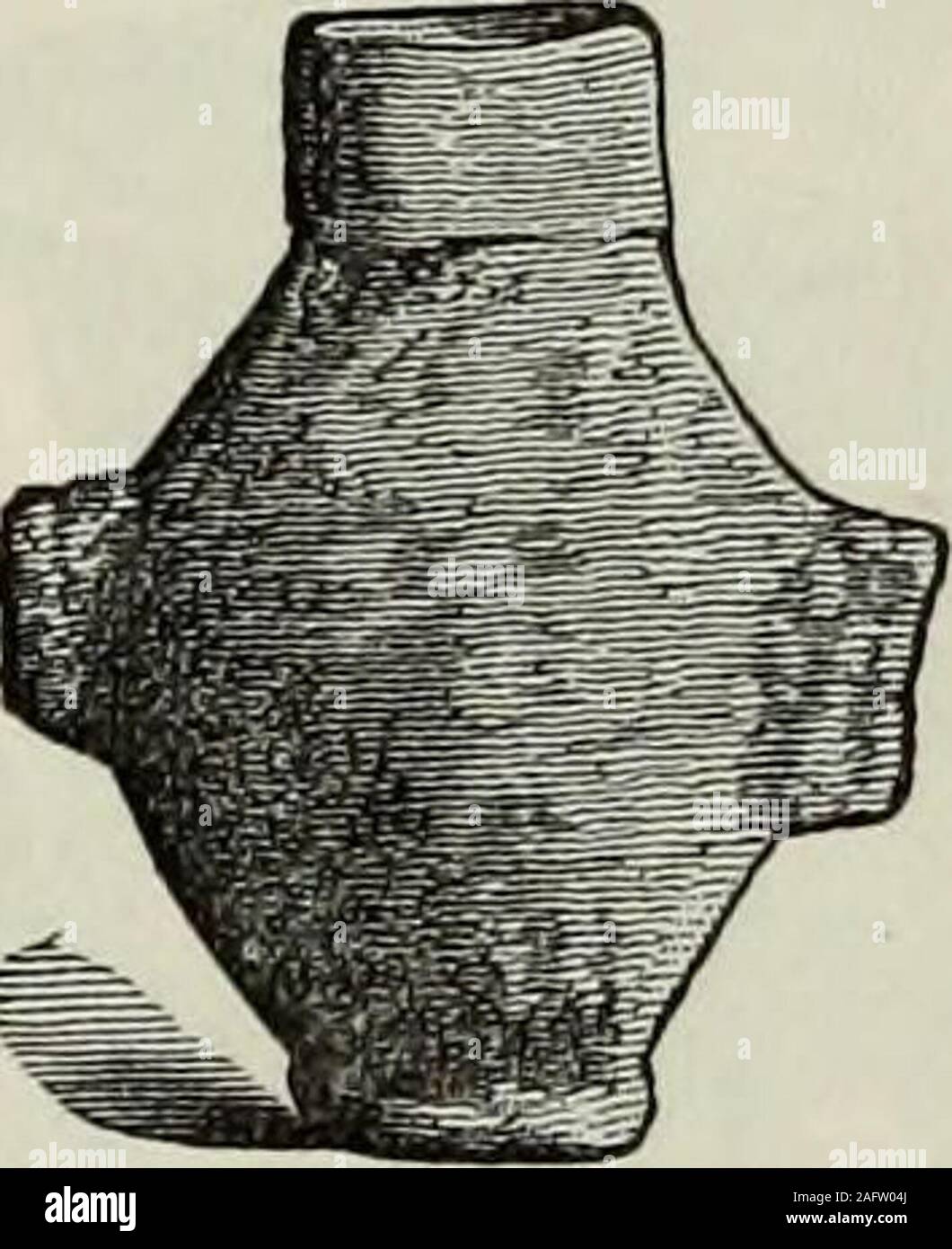 . Ilios : la città e il paese dei cavalli di Troia : i risultati delle ricerche e delle scoperte sul sito di Troia e in tutta l'Troad negli anni 1871-72-73-78-79, compreso un autobiografia dell'autore. No. 1005. Vaso, con fori tubolare per sospensione.(quasi ho : 3 dimensioni effettive. Profondità, aboit 22 ft.) N). 1004. Sm.tll V ase, witu duuOle fori per suspensionon ogni lato. (Dimensione effettiva. Profondità, circa 20 ft.) Foto Stock