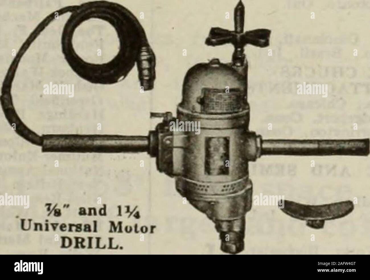 . Canadian macchinari e macchine utensili per la lavorazione di metalli (gennaio-giugno 1919). 3 dimensioni 3-16 in., W.G.T., 6 libbre % in.. W.G.T. 9 libbre % In.. W.G.T. 12 lb*. Tutti i motori avvolto per110 o 220 volte. Diretto o alternatingcurrent. Provare con un paio di trapano ourElectric* andGrinders e youll•fine noi un ordine perulteriori. Il nostro guaran-tee protegge voi.. T" e 1% Motore Universale trapano. Per la vendita dalla canadese Fairbanks-Morse Co., limitata Montreal, San Jahn, NB. Toronto, Vancouver Winnipeg, Calgary, GLI STATI UNITI LO STRUMENTO ELETTRICO CO. CINCINNATI, OHIO Foto Stock