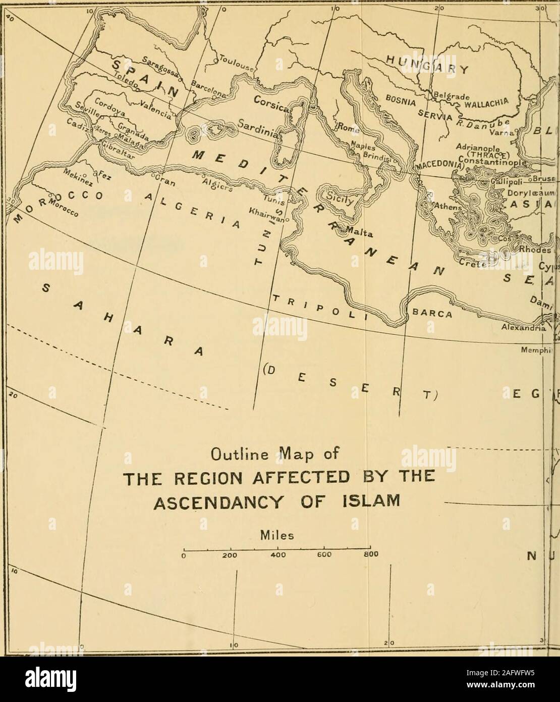 . La spada dell'Islam. I. Foto Stock