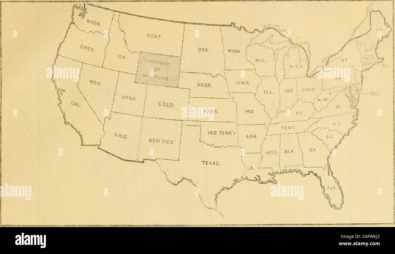 . Espansione territoriale degli Stati Uniti. Le aggiunte apportate al territorio delle tredici colonie e la sua trasformazione in territori e Stati. 11 Cessione Messicana: Arizona California ora messico ... Nevada Utah 2 37 9 2 10 538 9 110 150 975 8,475 2S2 2,060 10,998 400 710 82 1.600 29318,2362,301 2454,442 2,076 &5.195 3;558 433 6.072 204 29,568 2,236 6354,926 1.328 33,029 2, .525 351 2,956 1,188 83 249 63301 187 3&58 4.58 20 930 1,2.58262,6434,7321,32014,791 5.624 387,583 7,668 2,670 42,736 Totale 60 63 13730 11,942 25,517 46,334 28,669 40,189 1834 5,4-53 284,7-44 446,281 Oregon: Foto Stock