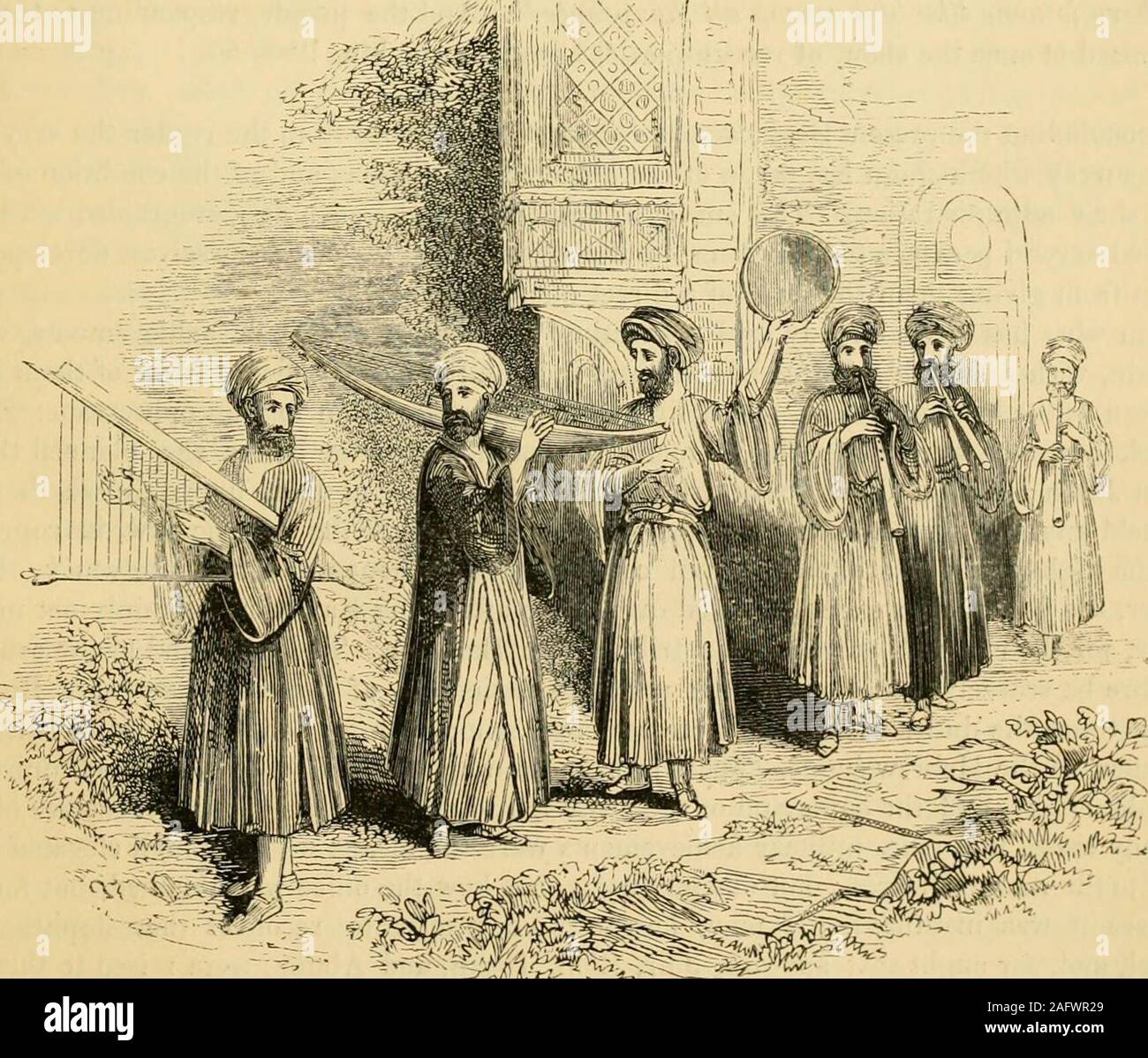 . La storia pittorica della Palestina e della Terra Santa che include una completa storia degli ebrei. altri dal modo-probabilmente il solito la pace sia con te! Non è altro che la comune Salam aleikoom del modernEast; e che lui ha dato due dei tre pagnotte di pane che avevano con loro. Come Saul andò a Ghibeah di Beniamino che sembra essere stata chiamata collina ofGod, becau.-e c'era qui un alto luogo consacrato al culto di Dio,o perché è stata la sede di una scuola dei profeti, o una specie di college dove youngmen sono stati istruiti in doveri della religione, in Foto Stock