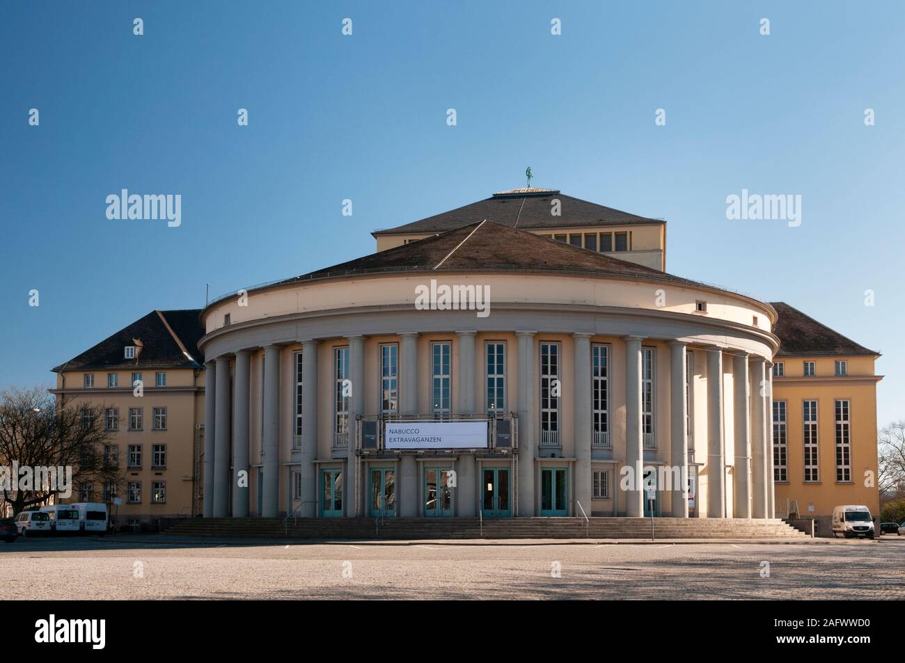 Saarland Teatro di Stato, Saarbrucken, Saarland, Germania Foto Stock