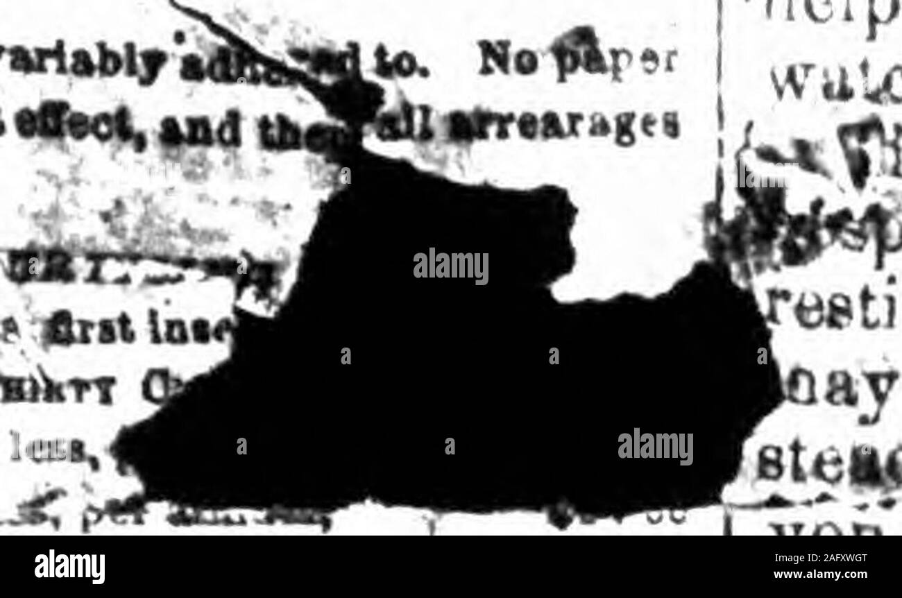 . Il North Carolina Presbyterian. !T CHE WHIOH è buono. 01. V.--n. 2.U Sabato, 14 giugno 1862. -Y. 1 intero Ml. 2r;2. ^t Uort^ (Laroltn;i ^nsbnttrd -rr- FAYKTTEVILl.. N. TERMINI : SKle copia, T^vo Hollar* p-"•lam in .i&GT;:T"noe; TwoOoUarM aui! PlSty ("n.t", )f pat . 0,, e TeS di ADVVor ,1 SI ^-r .f iwtlve linea*, ho.r)M&GT; tfrrtOcNrd ; .lic: - . iiquent iris"rti-&GT;n, I^^TTPor Hii.^tSC w^r 13 di ti Hnr)". W leu, montare &gt;" bi^uiu c . f ttWoi^w * ..o^^ nr.j€7. lOQSf come rojdtfitiui. e tnjbrlities, whichjffar Mtray trr^tlio deetnictV*- wuiolitahkeiB iir ^ftdin^ y&lt;3u,|HHi Jm^ "Sezione "Chiesa" t Foto Stock