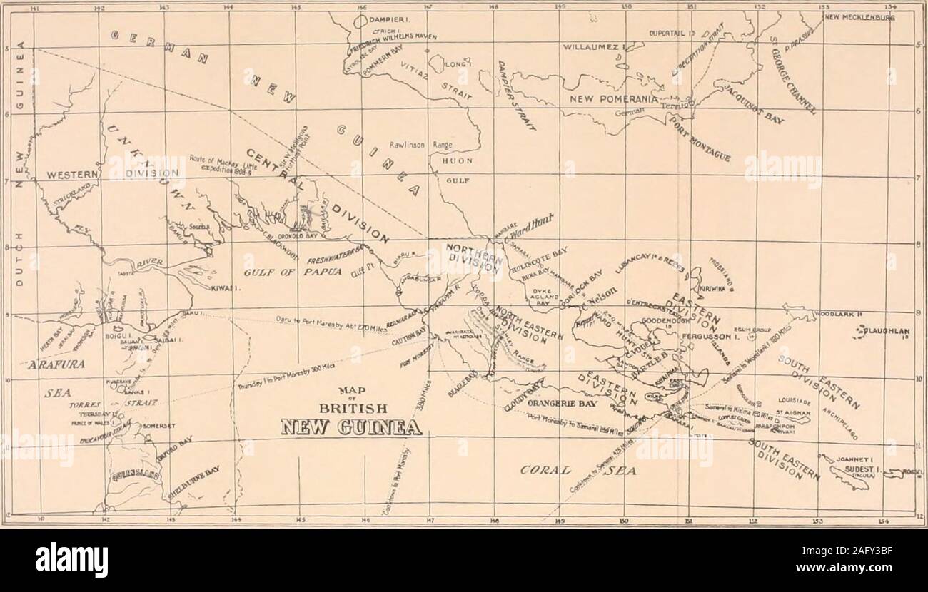 . La Nuova Guinea. . • 156 operai benvenuti home 160 nelle gamme inferiori . . 166 La costruzione di una casa le piantatrici . . . 168 Le terre vuote . • • 170 vii Vlll LA NUOVA GUINEA ALLA FACCIA IAGE Papua una high road . ... 172 una piantagione di vacanza . . 176 L' ALLEVAMENTO DEI BOVINI : Sariba isola . ... 188 operai in oro-campi 190 vettori per il modo in cui l'oro-mine 196 un vedove erbacce : fiume Fly 206 fiume Fly folk .... 208 Willie .... 226 dove Chalmers è stato ucciso . . 228 Le ossa dei missionari uccisi 228 6oo-piedi-lunga dubu . . 230 Aird fiume nativi (che mostra il piede piatto della palude Foto Stock