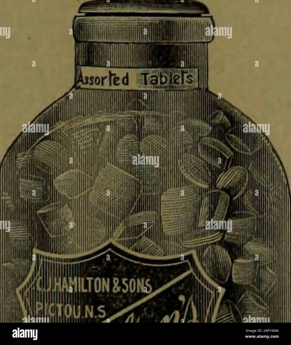 . Canadian grocer luglio-dicembre 1896. Legge WALTER I. Joseph, Manager sala 2, 162 St. James Street, avviso di Montreal. Il prezzo di Adams radice estratto di birra, ora i più popolari radice birra sul mercato, è stata ridotta a 8oc. pe.r doz. o 9 $ per lordo, per le piccole dimensioni ;e $1.60 per doz., o $18 al lordo, per il grande formato, dando così la drogheria una mano-qualche profitto, vendita al dettaglio a 10c. e 25c. ISF è ora il momento di spingerlo. Il commercio all'ingrosso sarà supplyyou presso le cifre di cui sopra. Abbiamo appena immessi sul mercato la nostra Adams inglese birra allo zenzero, mak-ing 2 galloni per 10c. Includere una % -gros Foto Stock
