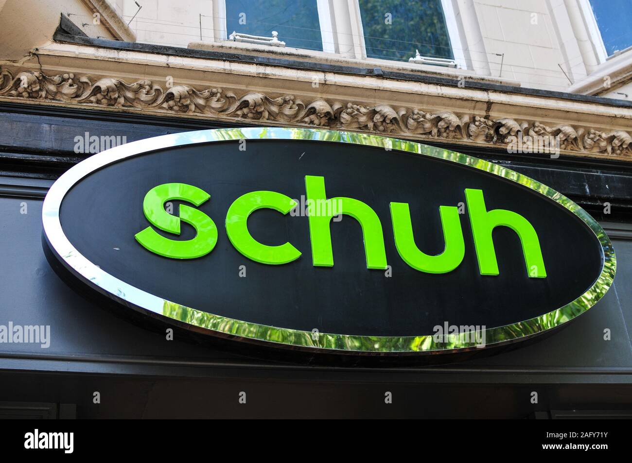 Negozi di scarpe Schuh Foto Stock