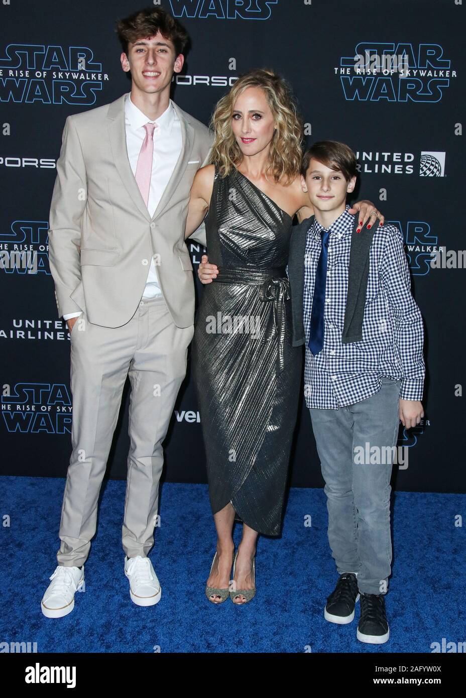 Hollywood, Stati Uniti. Xvi Dec, 2019. HOLLYWOOD e LOS ANGELES, CALIFORNIA, STATI UNITI D'America - 16 dicembre: Kim Raver arriva alla Premiere mondiale di Disney's "Star Wars: Il luogo di Skywalker" tenutasi presso l'El Capitan theater sul dicembre 16, 2019 a Hollywood e Los Angeles, California, Stati Uniti. (Foto di Xavier COLLIN/Image Press Agency) Credito: Image Press Agency/Alamy Live News Foto Stock