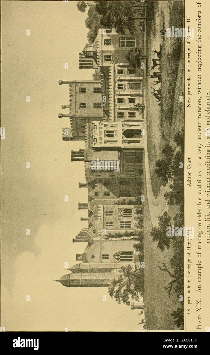 . L'arte del giardinaggio. come le rovine di Bayham Abbey aregenerally noti a coloro che hanno frequenti TunbridgeWells, è necessario premettere che la situationproposed per una nuova casa è molto diverso da quelladel abbey. Nessun luogo in merito al quale ho avuto la honorto essere consultati possiede una maggiore varietà di acqua, withsuch differenza di carattere come si verifica raramente withinthe limiti della stessa estate. L'acqua vicino theabbey, ora intersecante il prato in vari chan-nel, è opportuno riunire in un unico fiume, wind-ing attraverso la valle in un corso naturale : questo forse così m Foto Stock