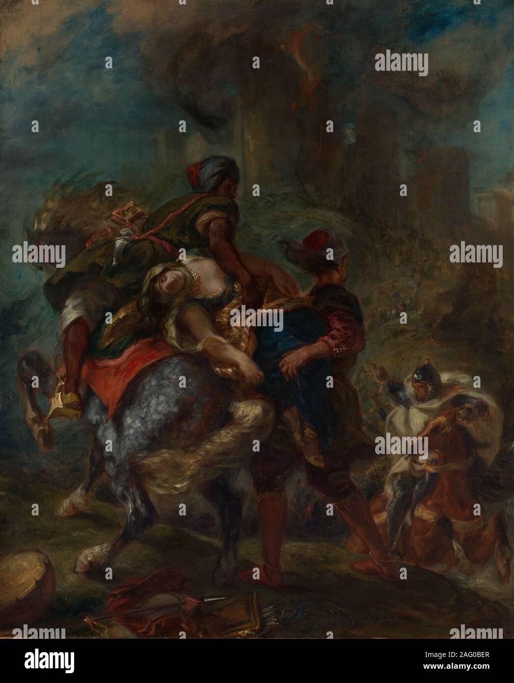 Il rapimento di Rebecca, 1846. Foto Stock