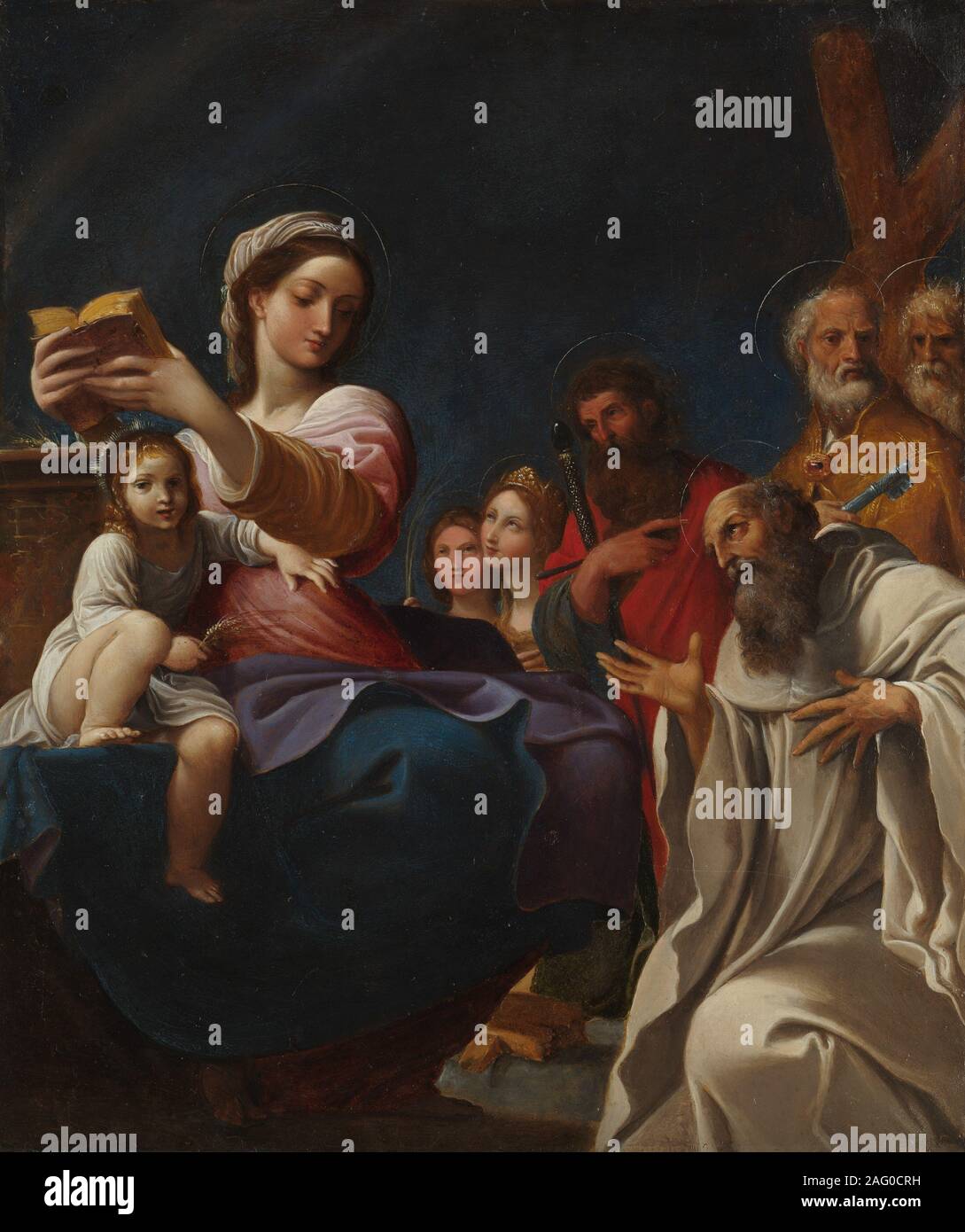 Madonna con Bambino e Santi, 1607. Foto Stock