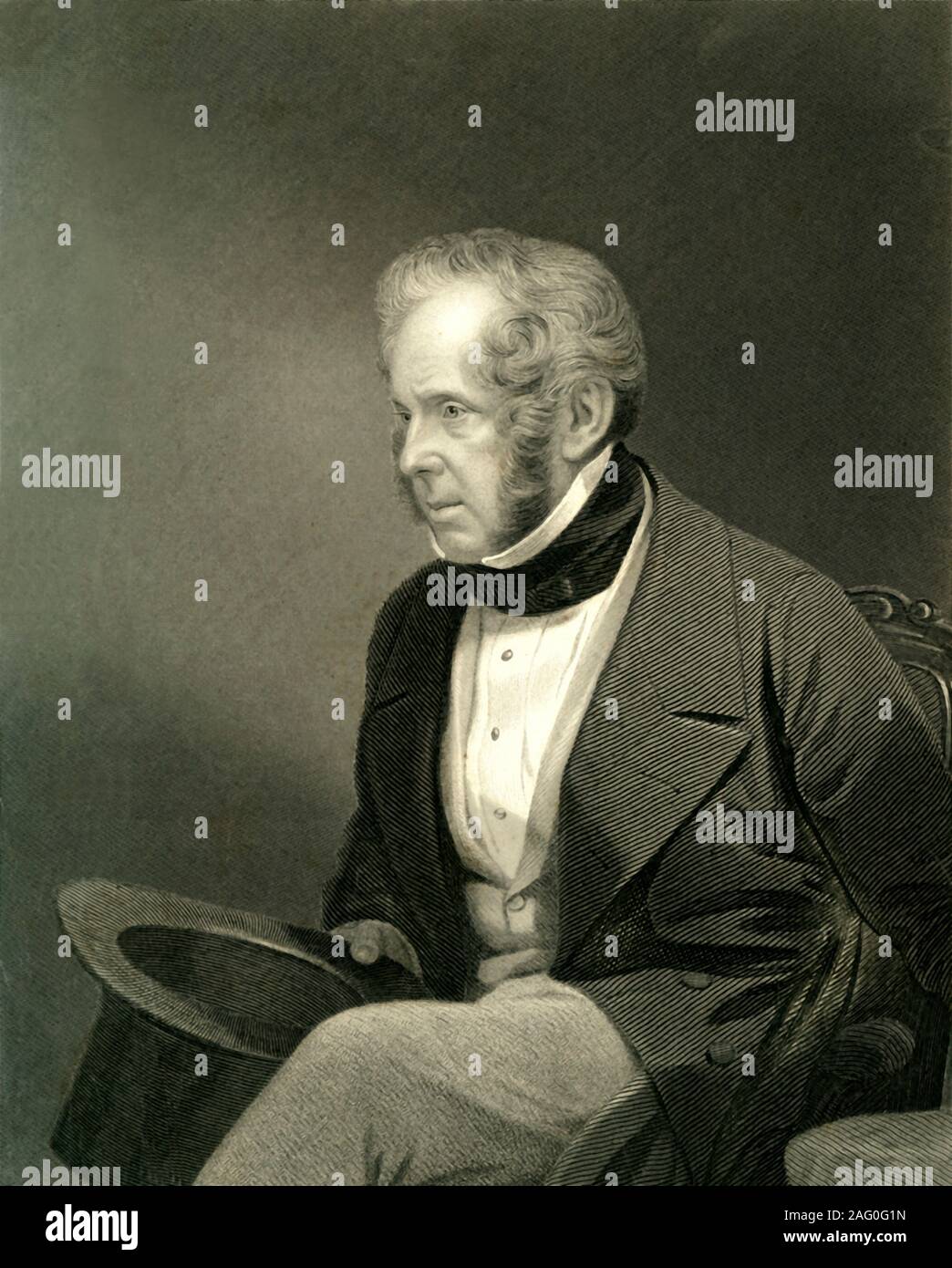 " Il diritto on. Il visconte Palmerston. K.G. G.C.B.', C1872. Ritratto di Henry John Temple, terzo Visconte Palmerston (1784-1865), statista britannico che ha servito come segretario di Stato per gli affari esteri, Home segretario e due volte come Primo Ministro durante il regno della regina Victoria. Da "La guerra franco-prussiana: le sue cause, incidenti e conseguenze", Volume I, dal capitano H M Hozier. [William Mackenzie, London, 1872] Foto Stock