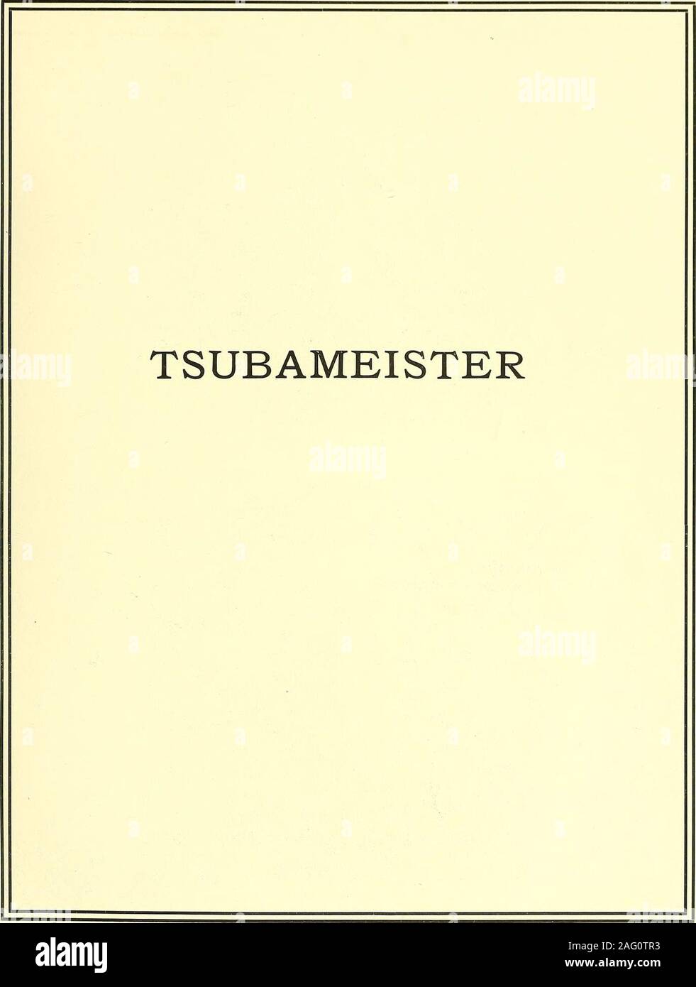 . Japanische Stichblätter und Schwertzieraten : Sammlung Georg Oeder, Düsseldorf : [Katalog]. 45 KATSURA 1246-1248 ÖMORI 1249-1280 IWAMOTO 1281-1290 INAGAWA 1291-1296 KIKUOKA . 1297-1302 FURUKAWA 1303-1320 KIKUCHI 1321-1328 ISHIGURO 1329-1350 SANO 1351-1355 HIRATA 1356 SCHMELZARBEITEN VERSCHIEDENER meister 1383 MITO HITOTSUYANAGI 1394-Schule 1433-1441 SEKIJÖKEN-Schule 1442-1459 SCHWERTZIERATEN DER PROVINZ KAGA 1460 ARBEITEN DER STADT SHÖNAI 1498 MINO 1517 SCHWERTZIERATENMEISTER NELL'EDO 1532 HORIE 1532-1535 JOCHIKU 1536-1563 SOMEYA 1564-1571 NATSUÖ 1572-1576 Takahashi mi577-1587 VERSCHIEDENE MEIS Foto Stock