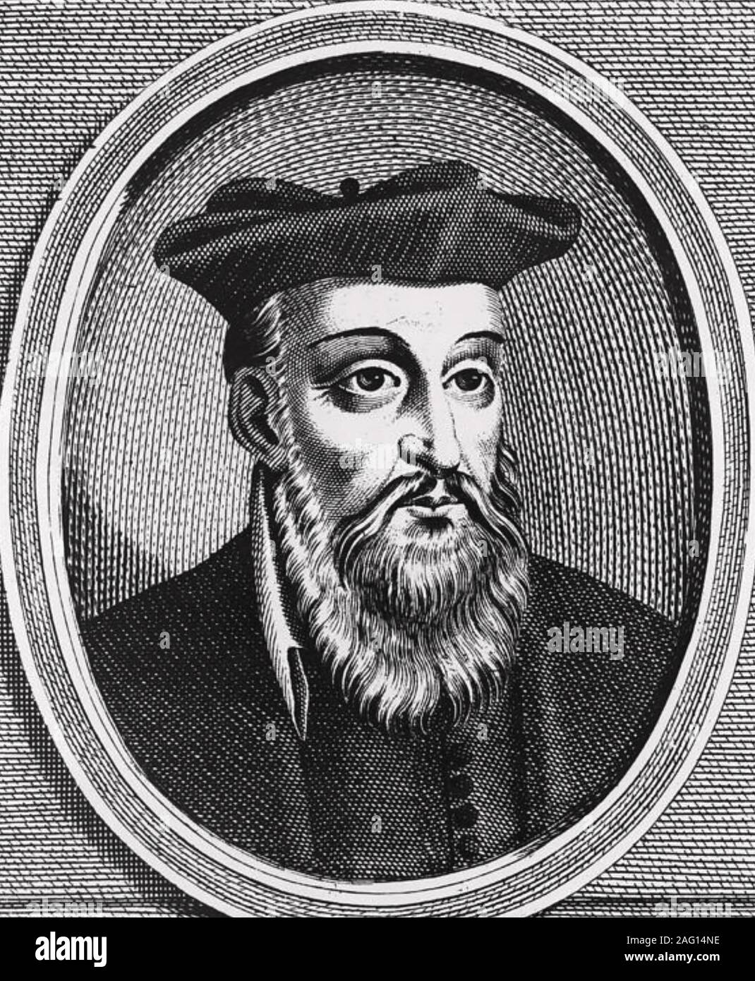 NOSTRADAMUS (1503-1566) francese astrologo e medico famoso per il suo libro di profezie Foto Stock