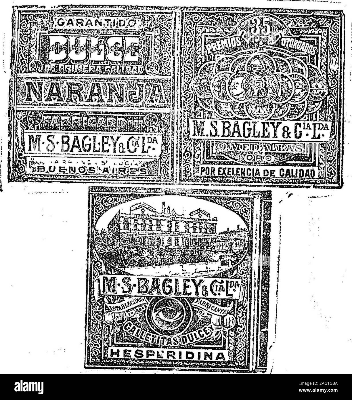 . Boletín Oficial de la República Argentina. 1909 1ra sección. Febrero 19 de ÍQCQ.-Qjn O. Mostra O.-Artlcnlos de la? Categorie 10 y 53. " Lo marzo Acta m° 35.561 SAGOUTIfÜE Febrero 19 de 1909.- Les Fila de ]. rBloch.-Artículos de las cla:ss 1, 61 á 71,79 y pro-ducto" de lechería clase. 80. v-l° marzo. boletín oficiad 1ÍJ39 A$¡&® ssB 35.538. Febrero 16 de 1909.-M. S. Bagley y Cía, Limitada.-Dulces ea gsnerai, claíe 66. v 25 fsbrero. & ©Sí" u° ¡£ 5.521 Foto Stock