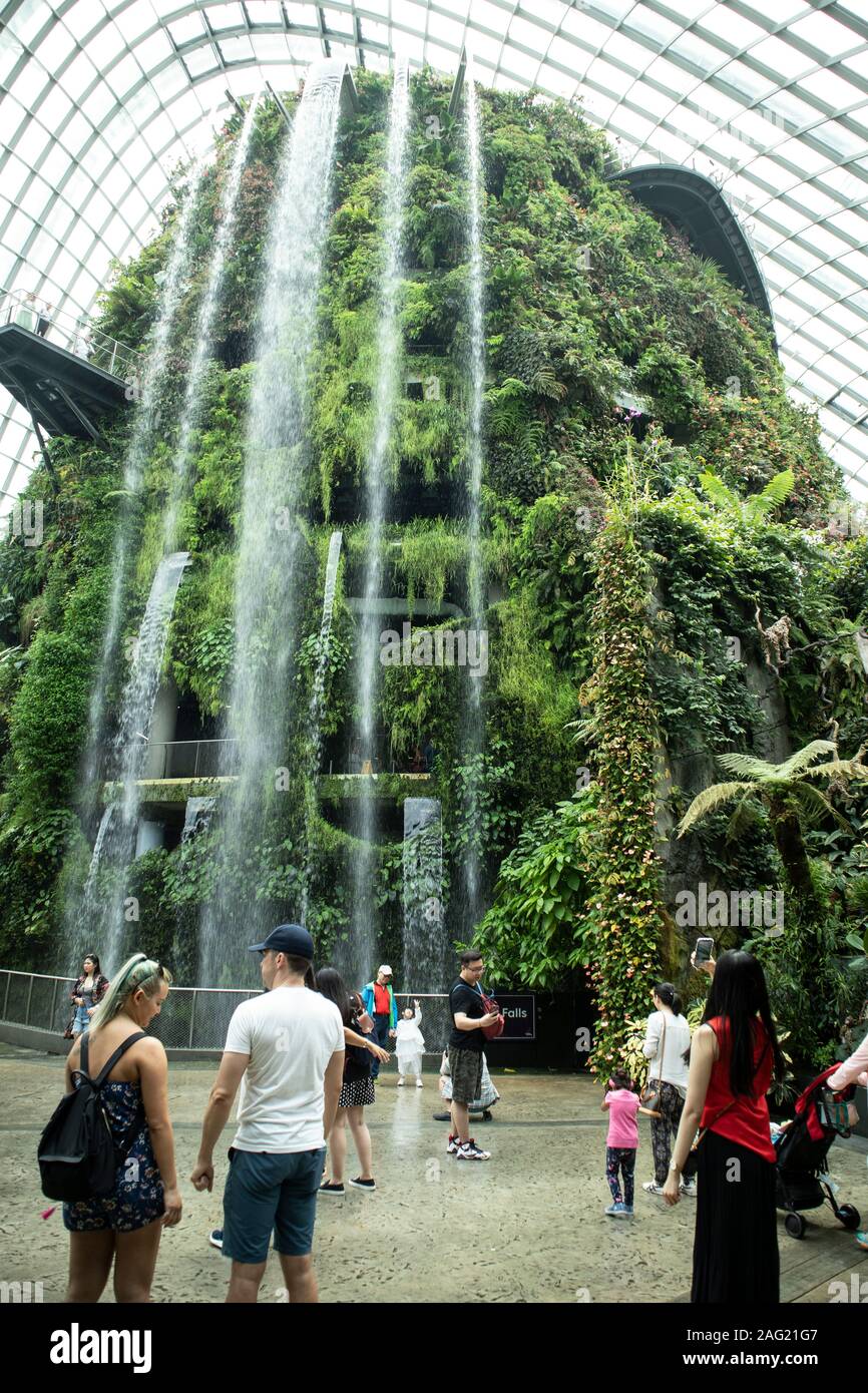 Giardini nella baia, Singapore Foto Stock