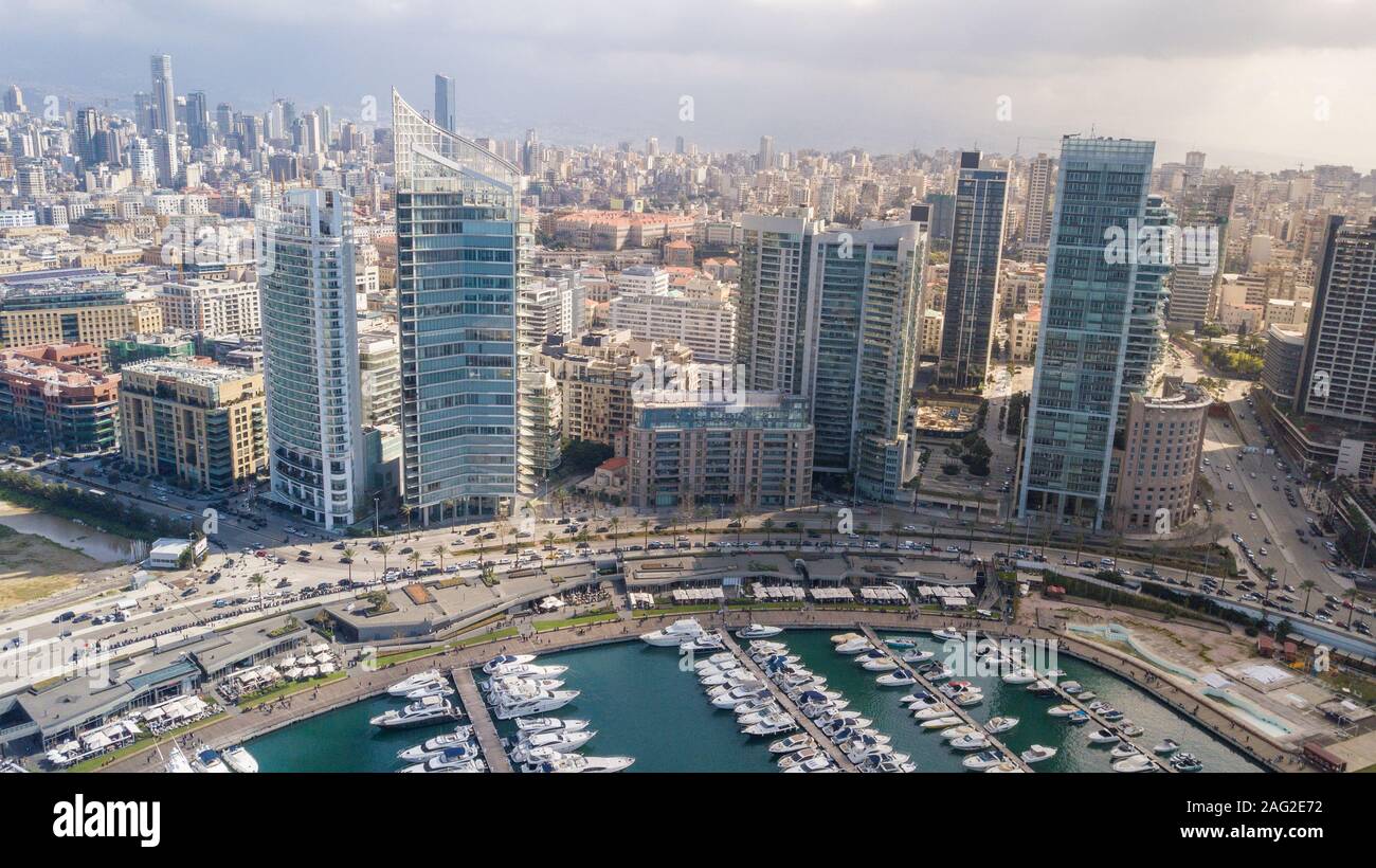 Zaytouna Bay, Beirut, Libano Foto Stock