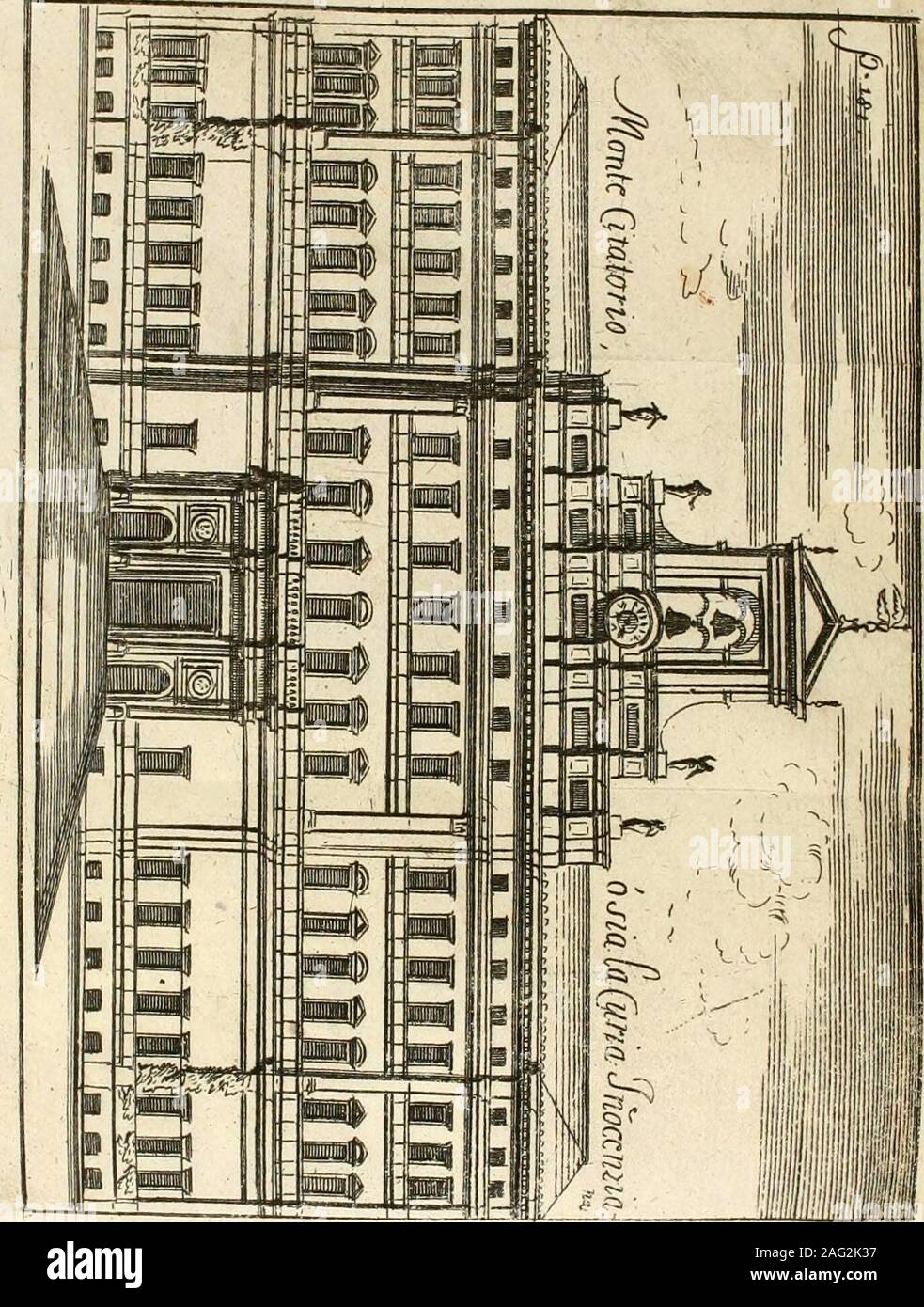 . Il mercurio errante delle grandezze di Roma : tanto antiche che moderne. luce del mondo quefta illuiìrememoria coITaflìlrenza dei Cavalier Fugavi fece collocare nel mezzo di effa (opra diun gran fondamento il Piedeftallo,con lideadì mettervi anche la colonna : la quale èdi granito roflfo alta palmi 6y. e mezzo , ildiametro nella maggior ampiezza palmiotto y e mezzo , eia circonferenza palmi25. ed fello delle Nazioni unite . La Ifcrizzione di metalloproteasi fopra del pie"deftalloefillente fa vedere eflere fiata eret-ta tal Colonna da Marco Aurelio , e LucieVero Imperadori alla memoria di Antoni-na Pio loro parque Padre dop Foto Stock