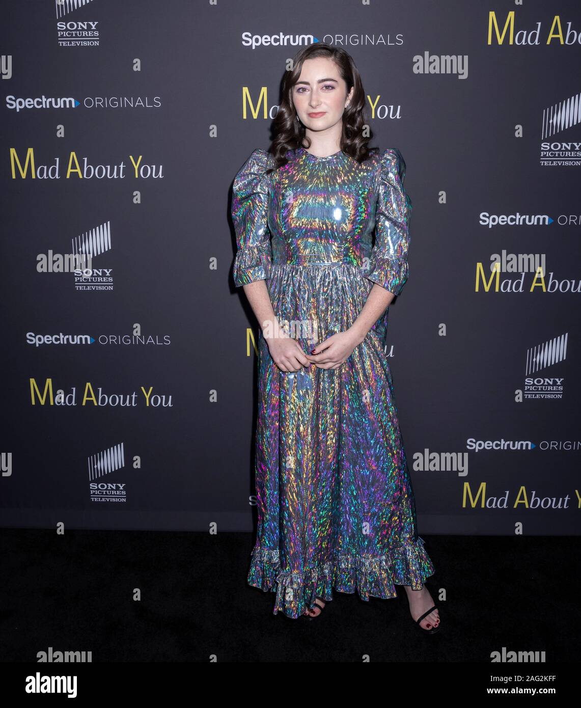 Abby Quinn assiste il "pazzo circa voi" red carpet evento al Rainbow Room al Rockefeller Center, Manhattan (foto di Sam Aronov/Pacific Stampa) Foto Stock