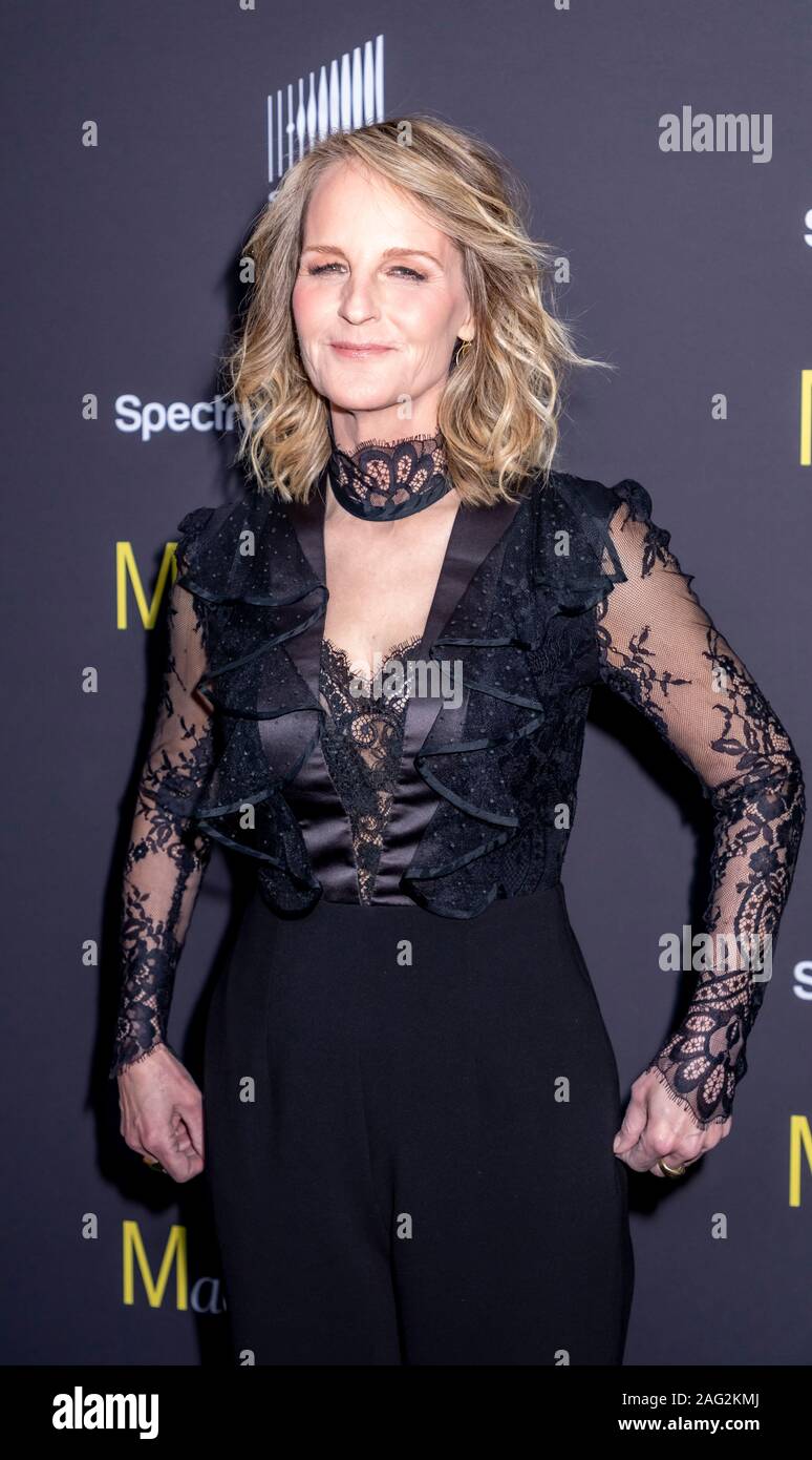 Helen Hunt assiste il "pazzo circa voi" red carpet evento al Rainbow Room al Rockefeller Center, Manhattan (foto di Sam Aronov/Pacific Stampa) Foto Stock