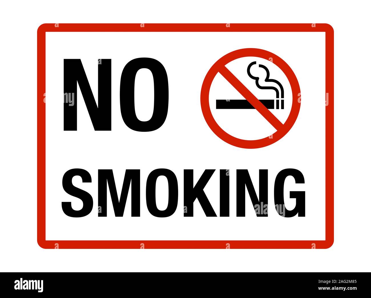 Vietato fumare illustrazione Foto Stock